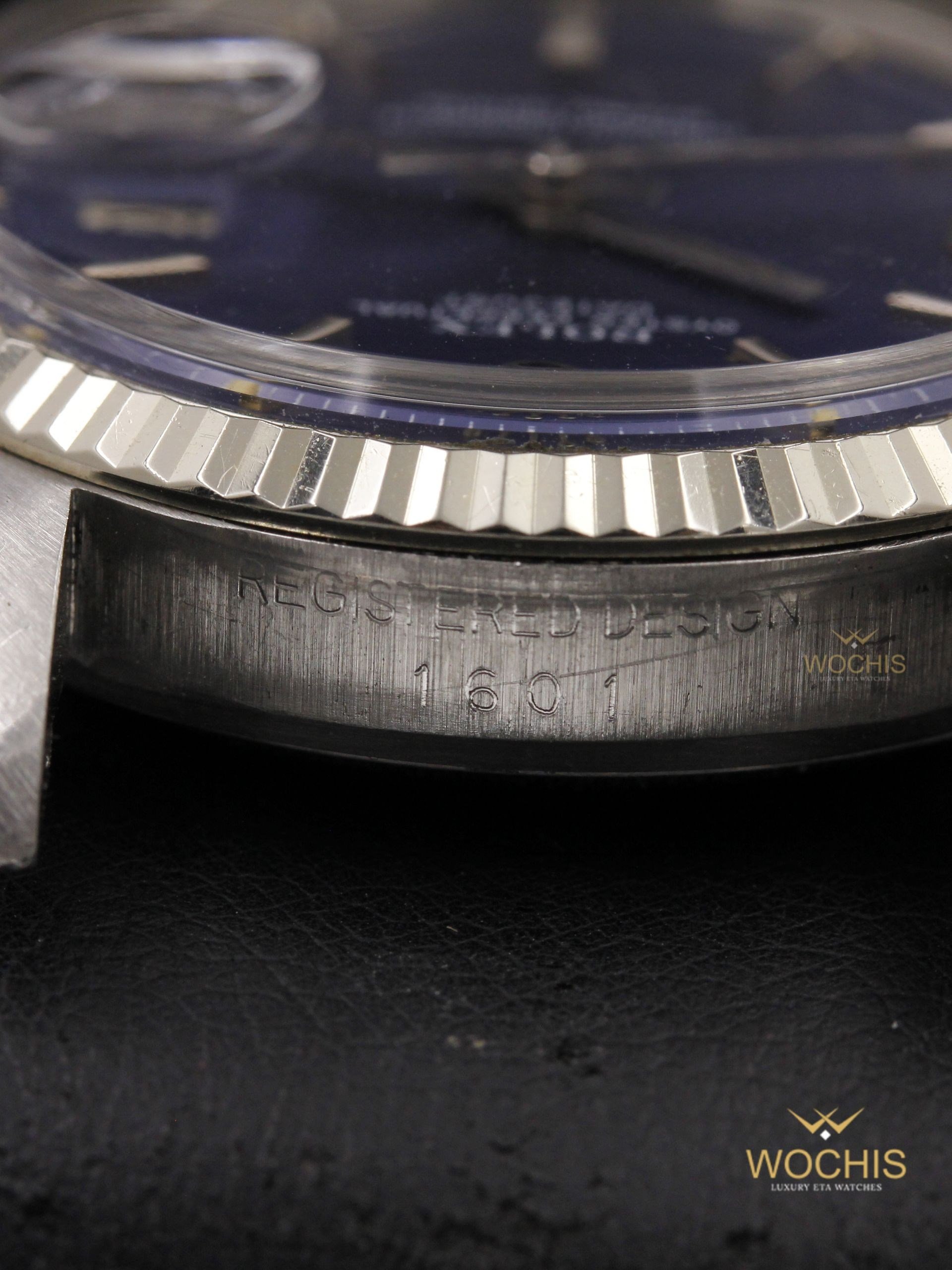 Rolex Datejust -Sigma Dial- 1601-4489 (Stainless Steel - 36 - Blue Sigma)
