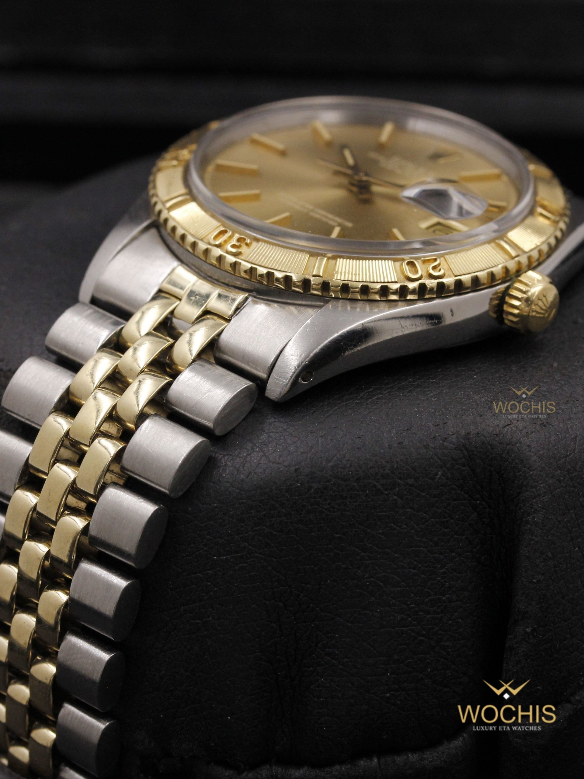 Rolex Datejust Turn O Graph 'thunderbird' 1625-4650 (Stainless Steel - Yellow Gold - 36 - Champagne Sigma)