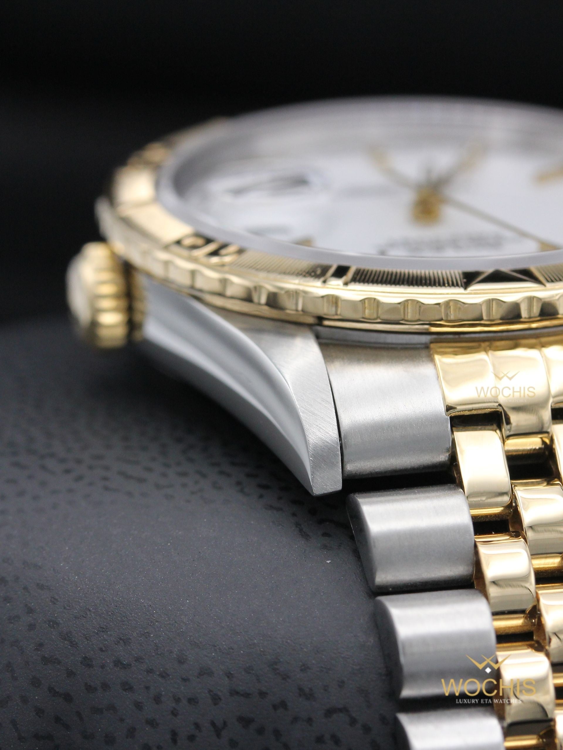 Rolex Datejust Turn O Graph 'Thunderbird' 16263-8256 (Stainless Steel - Yellow Gold - 36 - White Index)