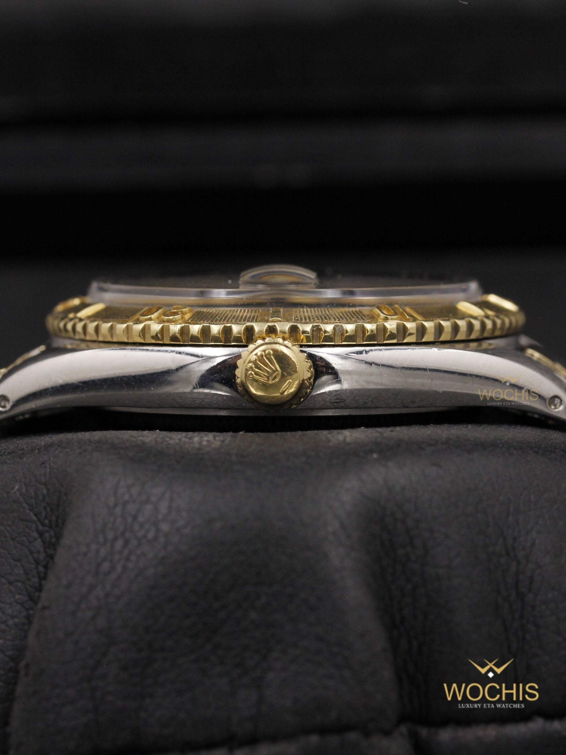 Rolex Datejust Turn O Graph 'thunderbird' 1625-4650 (Stainless Steel - Yellow Gold - 36 - Champagne Sigma)