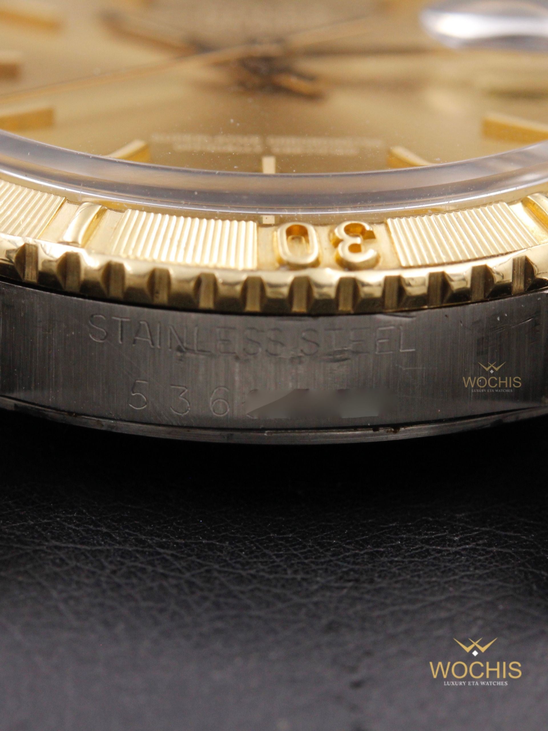 Rolex Datejust Turn O Graph 'thunderbird' 1625-4650 (Stainless Steel - Yellow Gold - 36 - Champagne Sigma)
