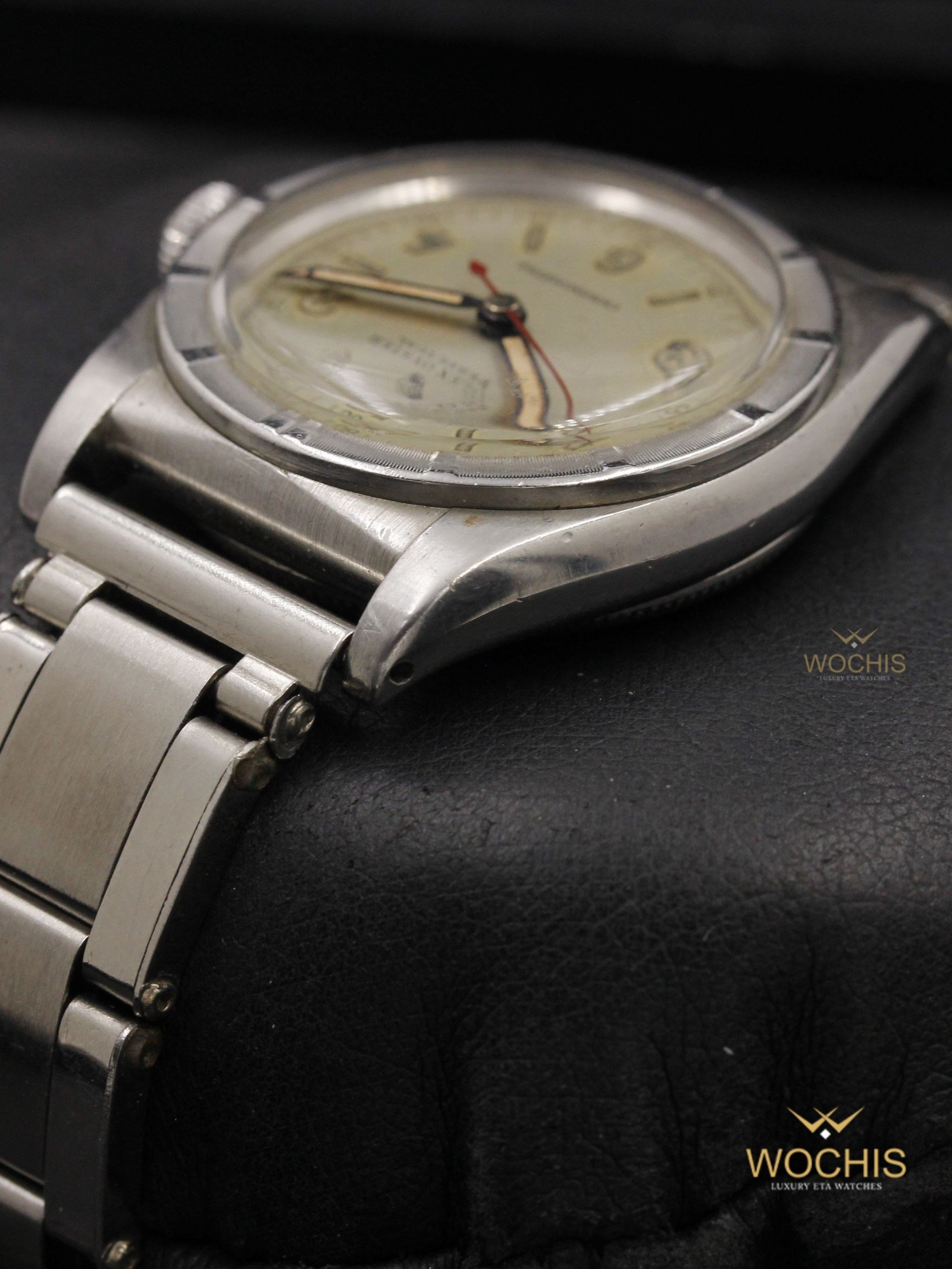 Rolex Oyster Perpetual -Bubble Back- 3372-4684 (Stainless Steel - 32 - Silver)