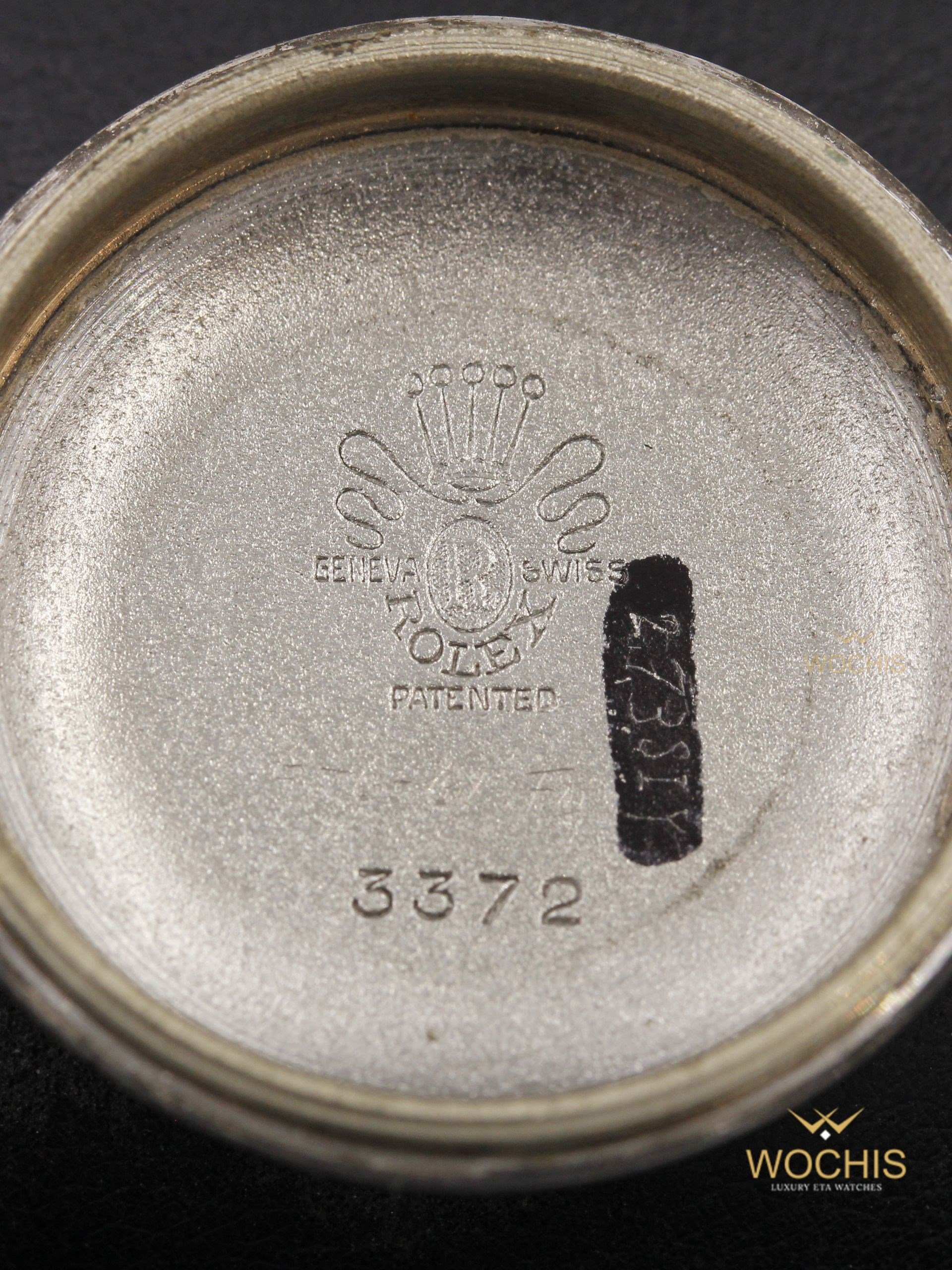 Rolex Oyster Perpetual -Bubble Back- 3372-4684 (Stainless Steel - 32 - Silver)