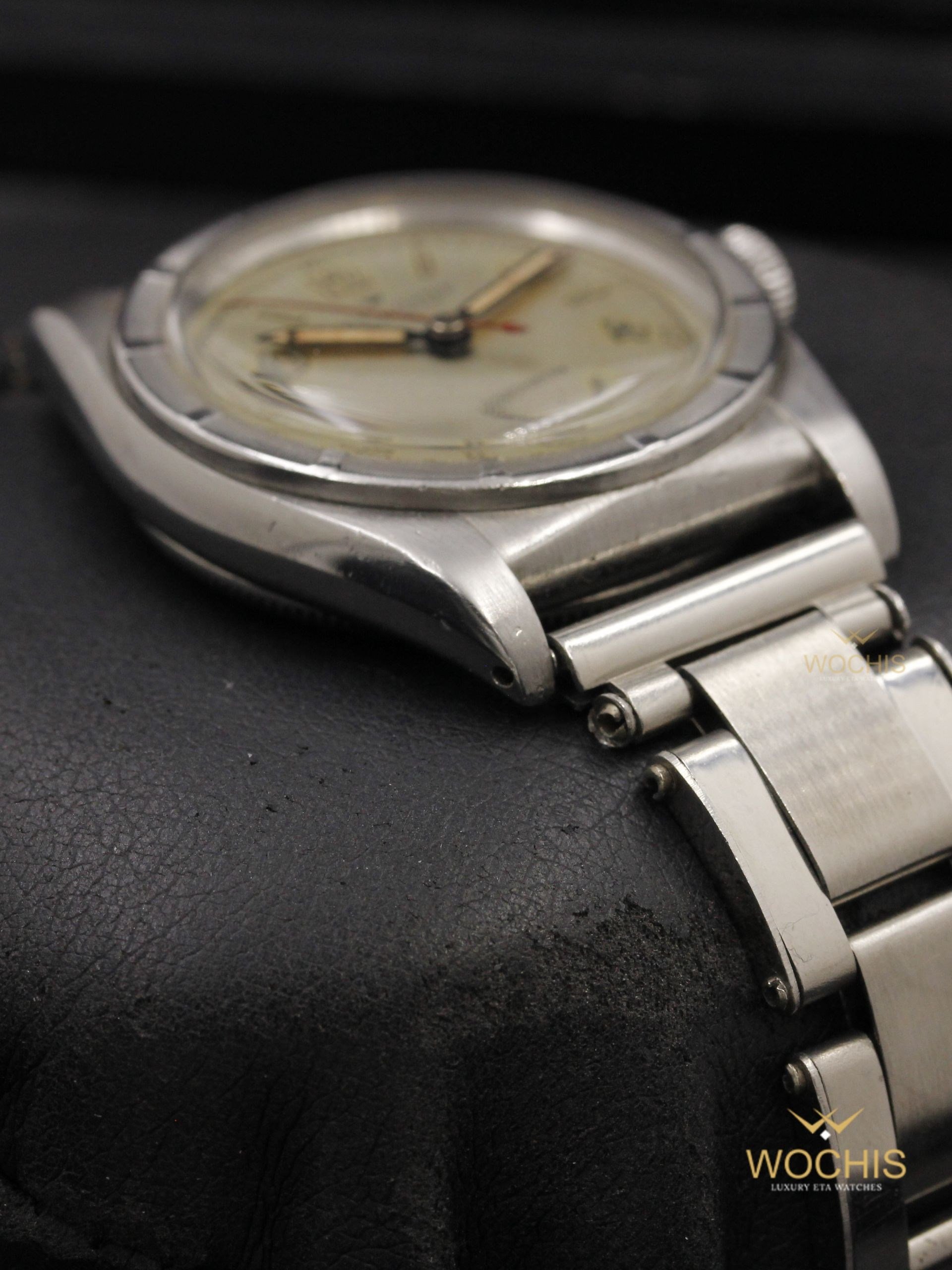 Rolex Oyster Perpetual -Bubble Back- 3372-4684 (Stainless Steel - 32 - Silver)