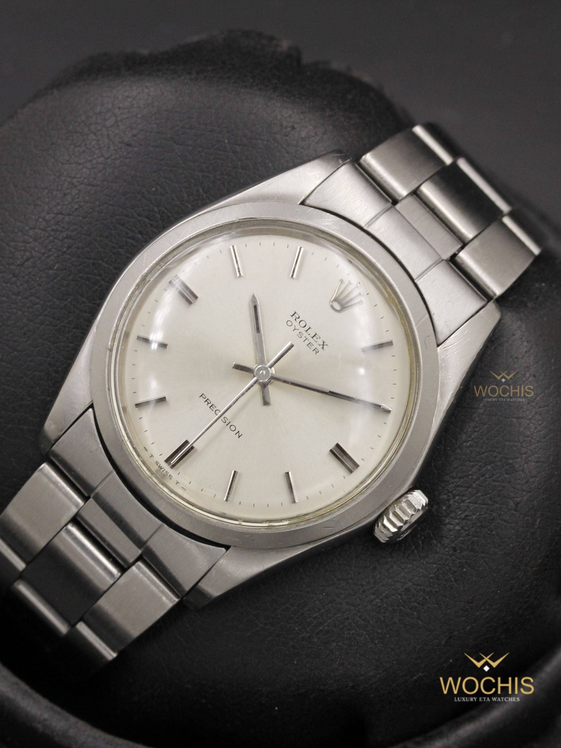 Rolex Precision 6426-4559 (Stainless Steel - 34 - Silver Index)