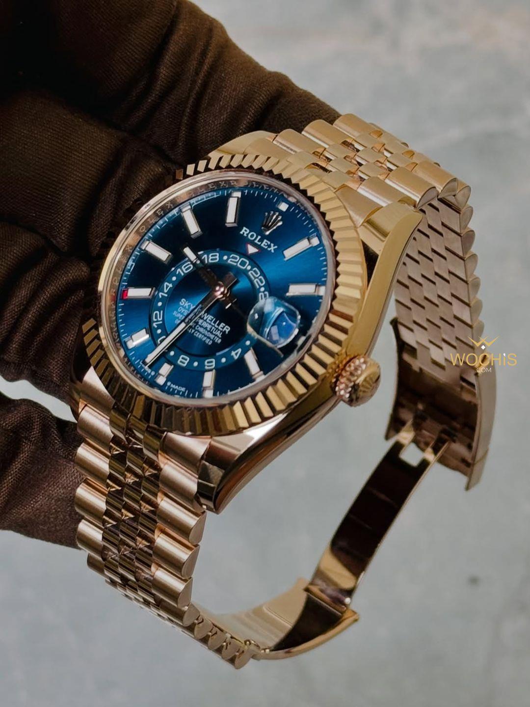 Sky-Dweller  Oyster, 42 mm, Everose altın