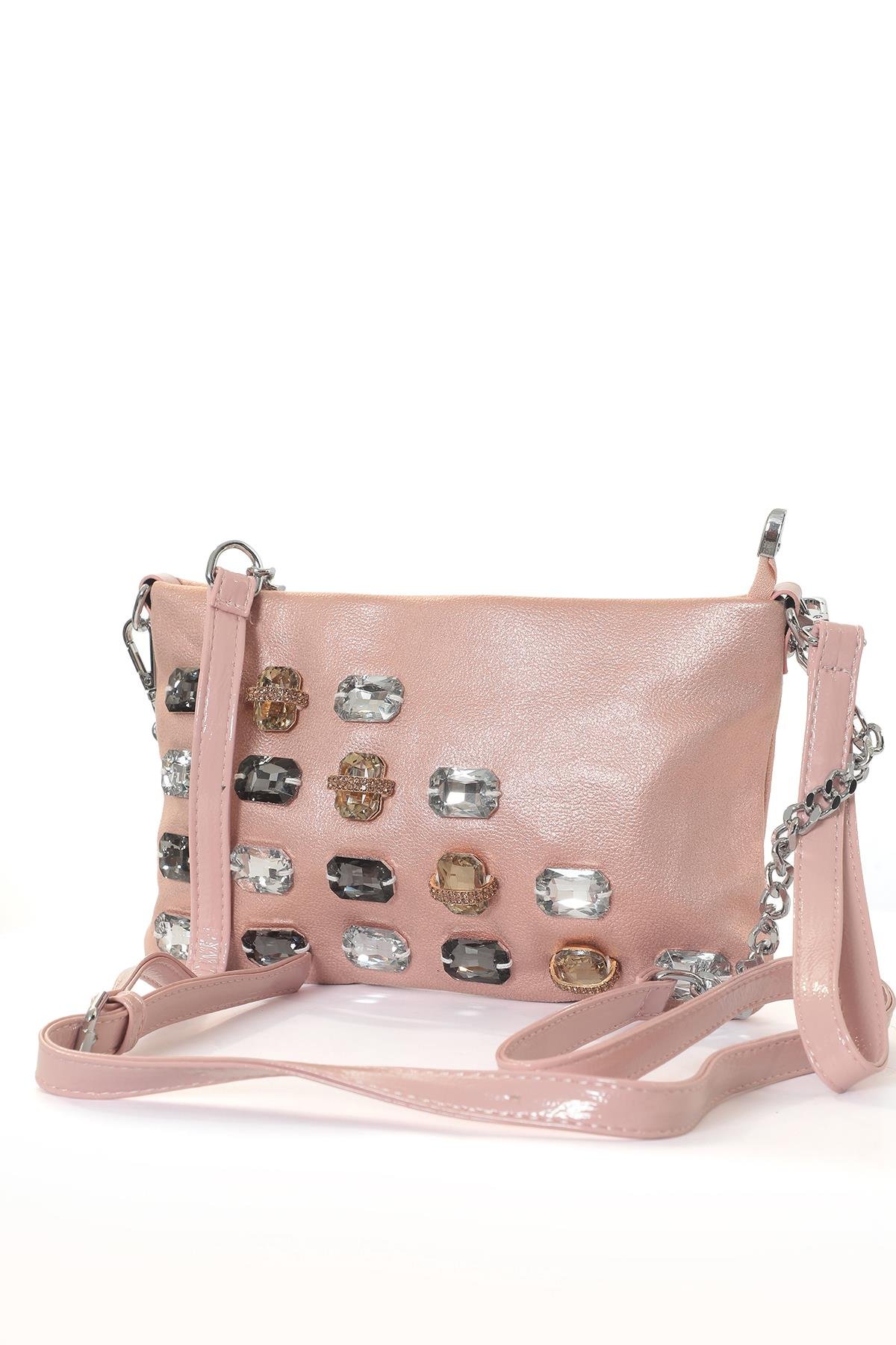Lavin Omuz Çanta Silvery Pink