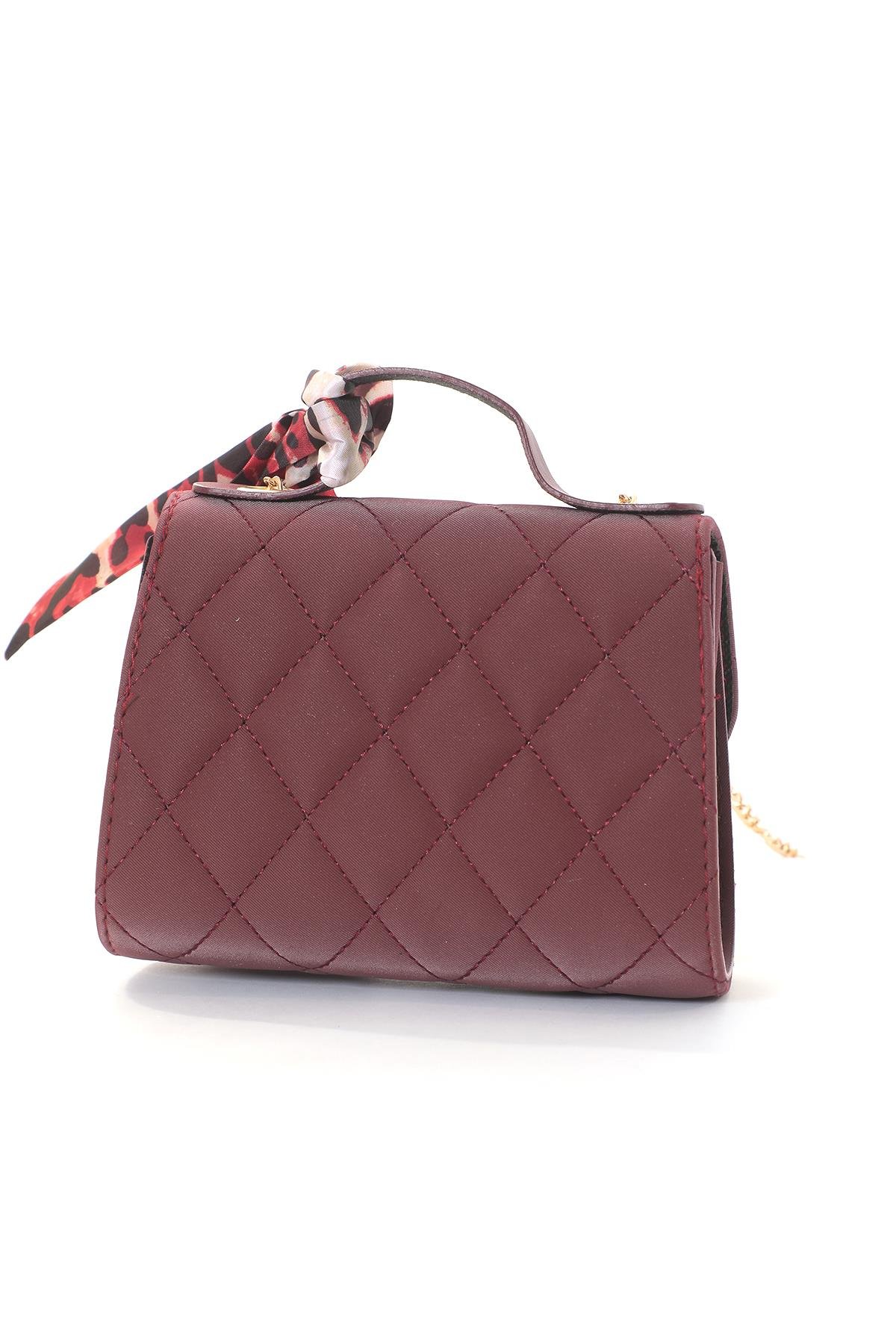 Momo Omuz Çanta Burgundy