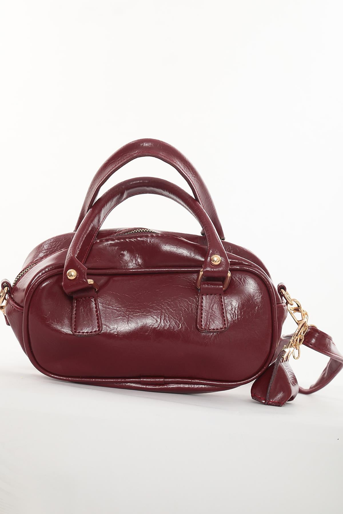 Perla Baget Çanta Burgundy