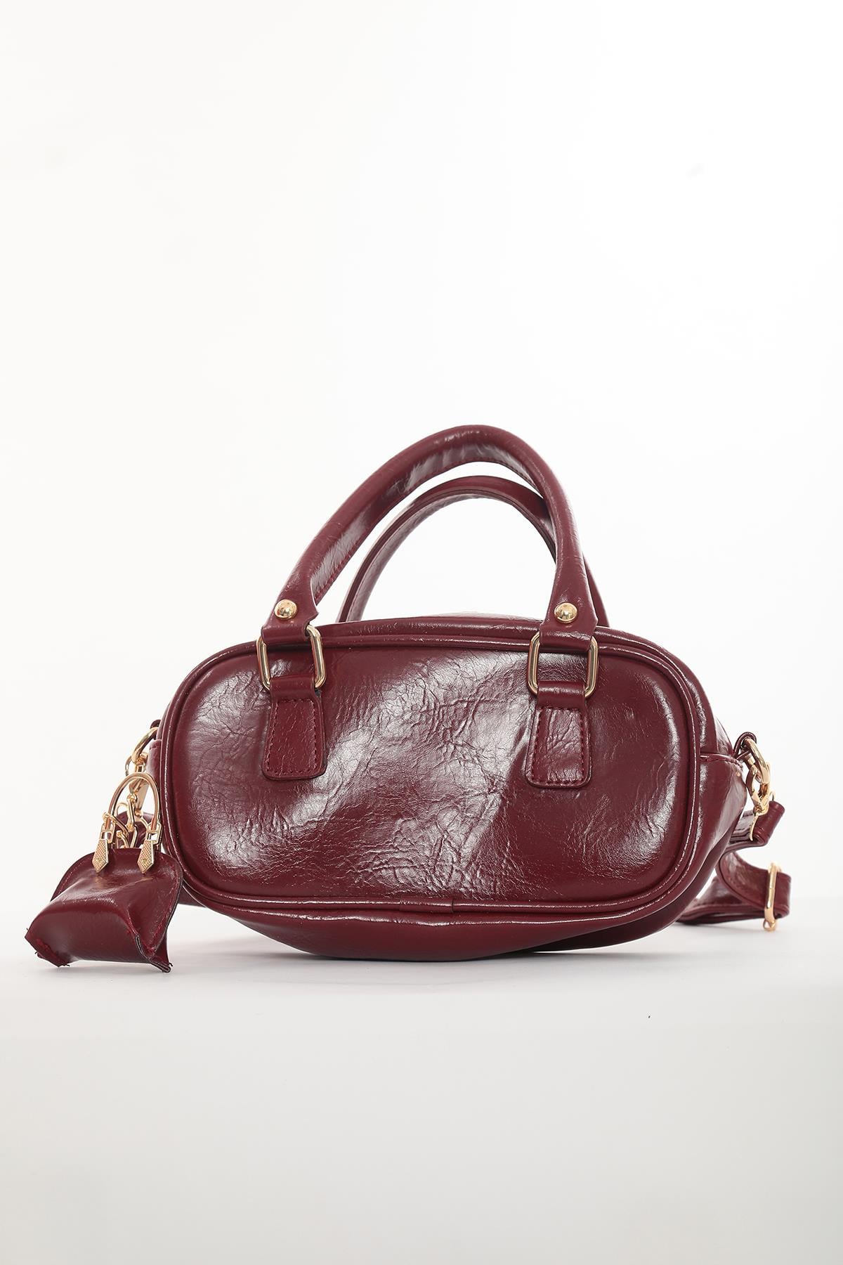 Perla Baget Çanta Burgundy