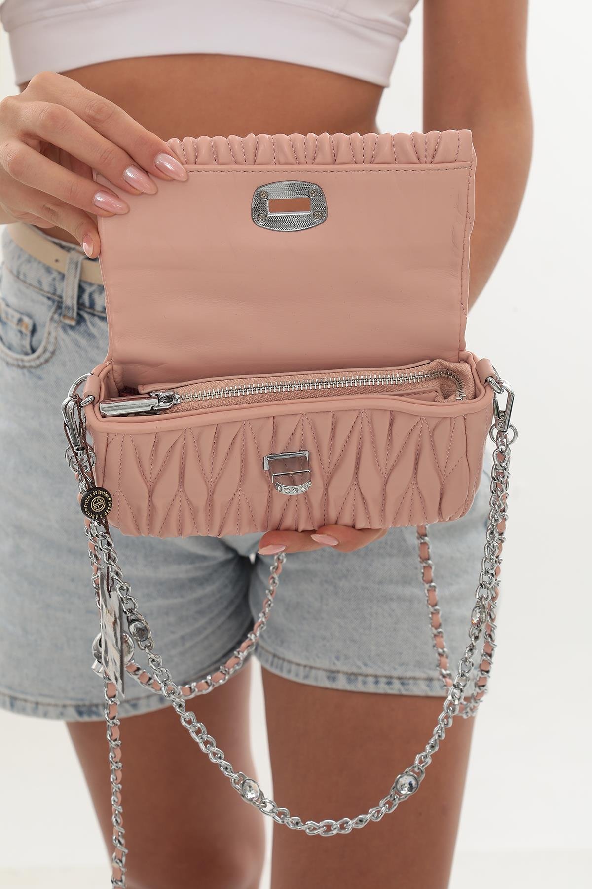 Ria Baget Çanta Dusty Pink