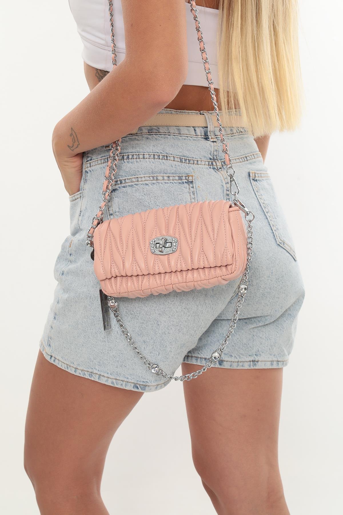 Ria Baget Çanta Dusty Pink