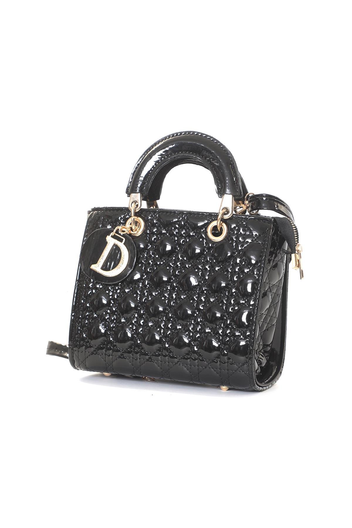 Sior Omuz Çanta Glossy Black