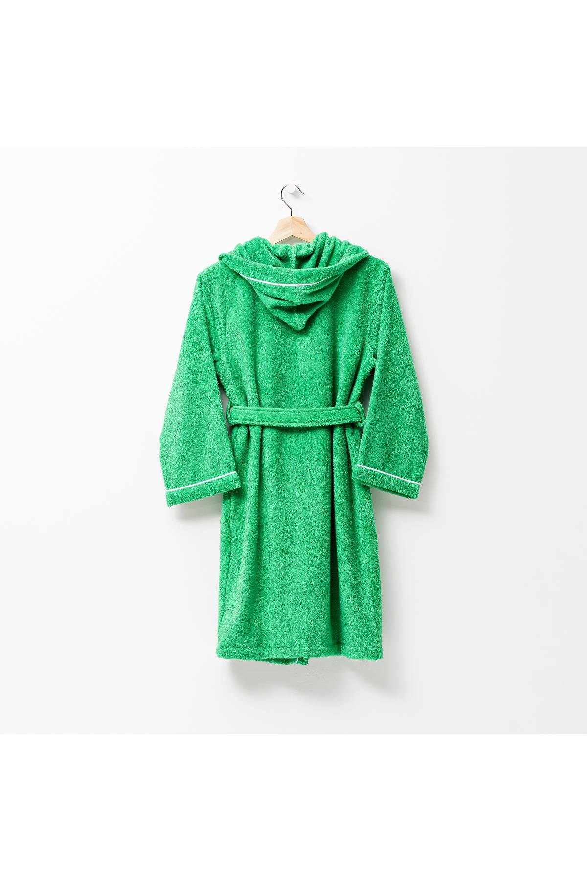 BE-0817-GR Benetton Çocuk Bornoz