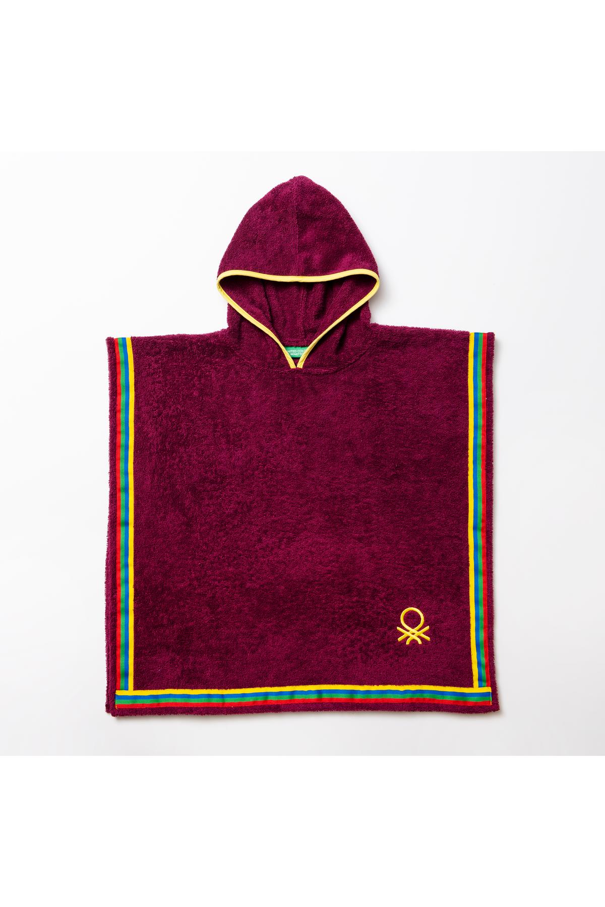 BE-0818-PR Benetton Çocuk Panço Havlu