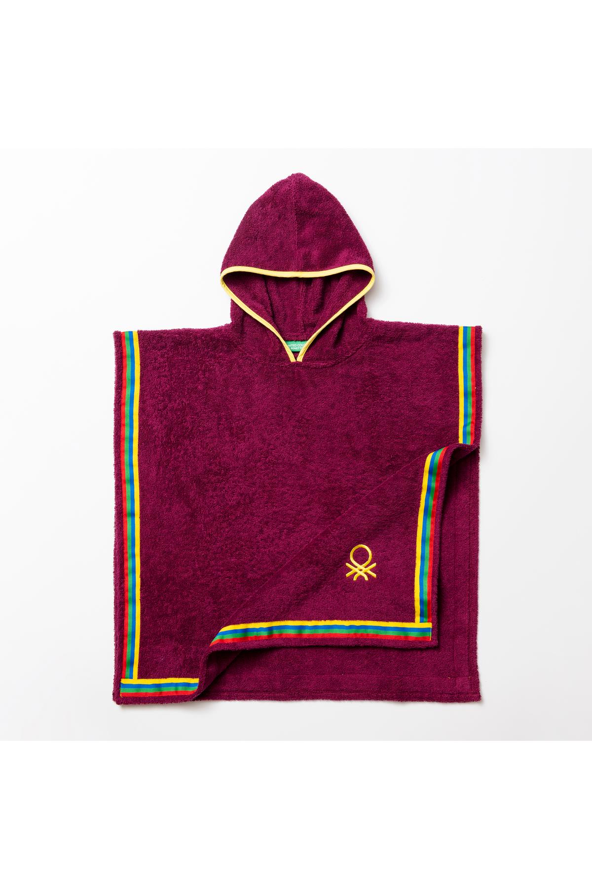 BE-0818-PR Benetton Çocuk Panço Havlu