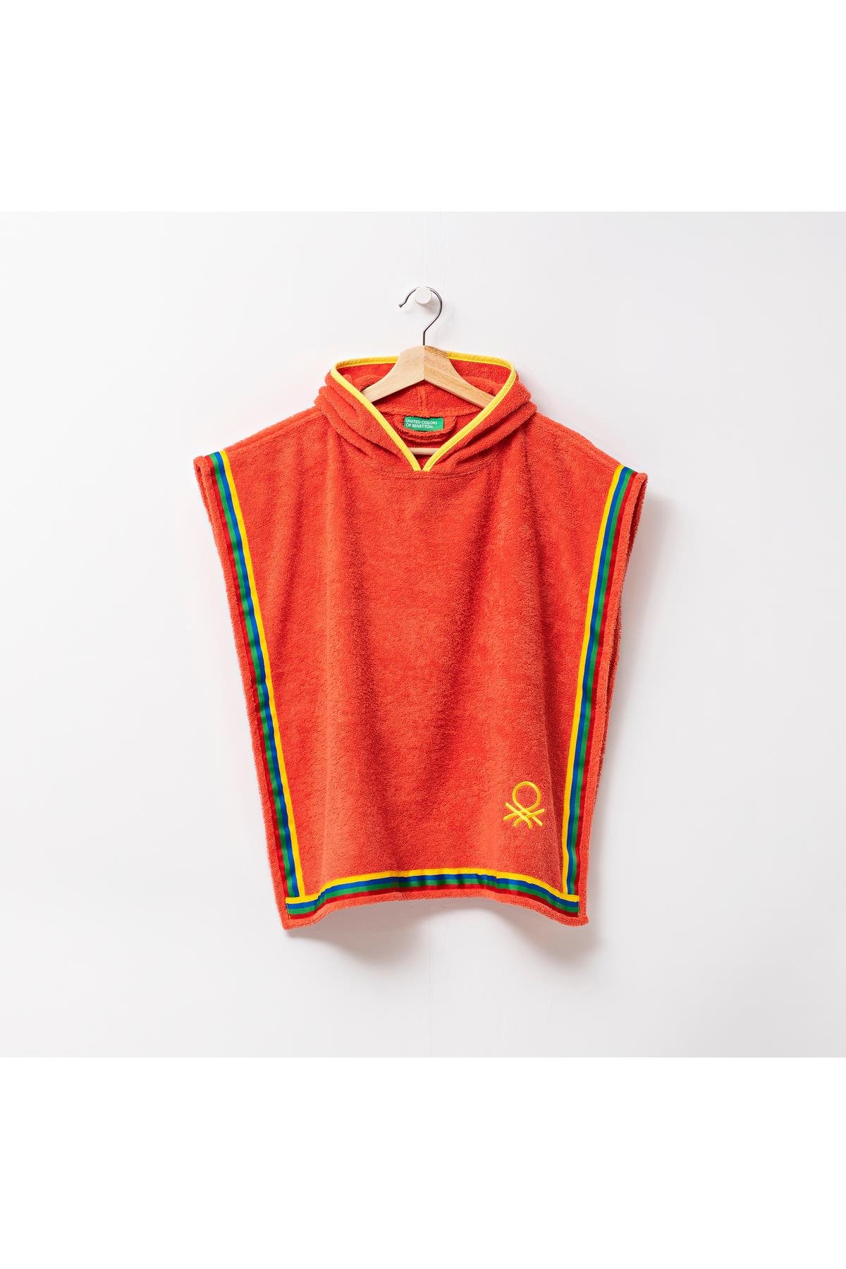 BE-0818-RD Benetton Çocuk Panço Havlu