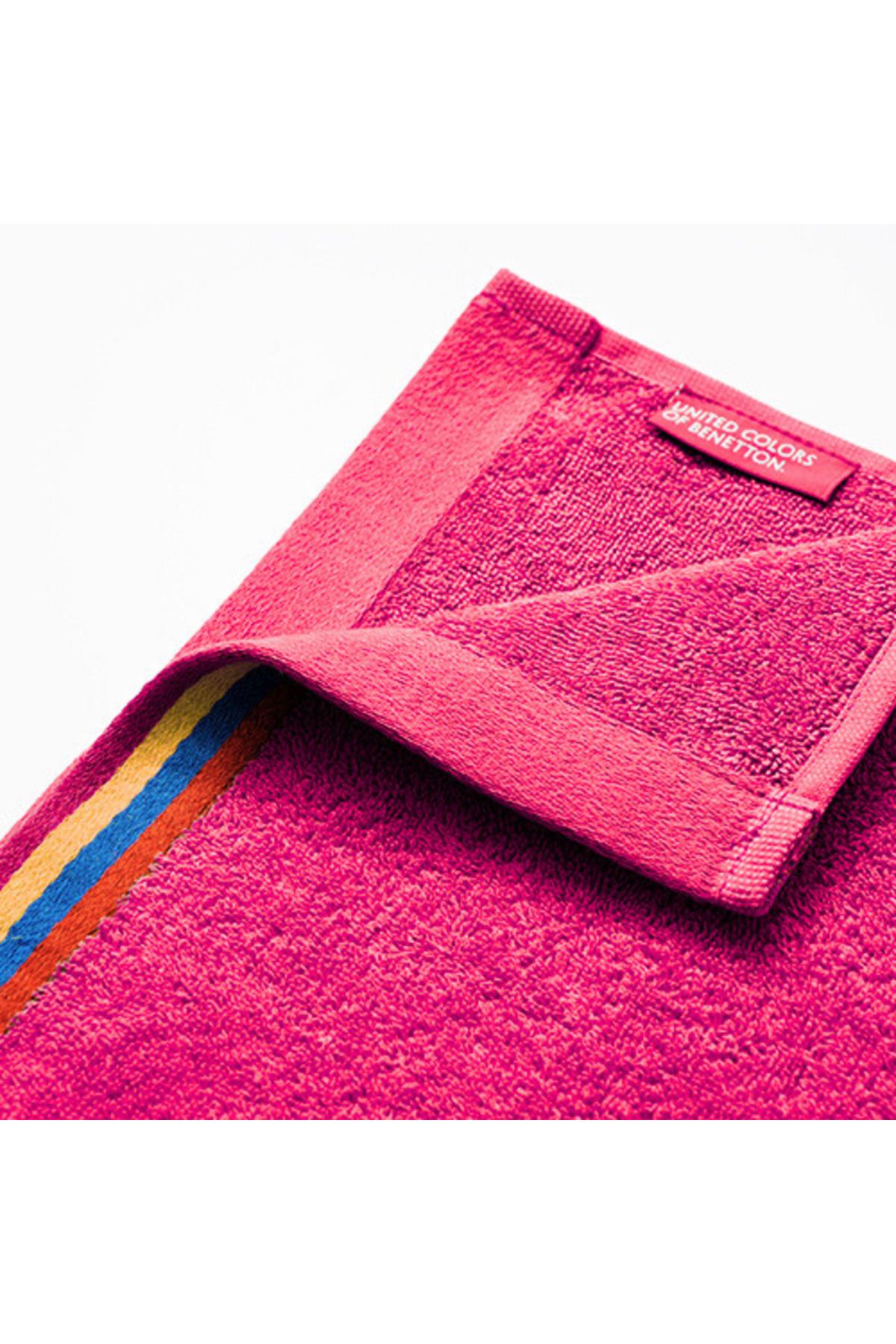 BE-0825-PNK Benetton Plaj Havlu