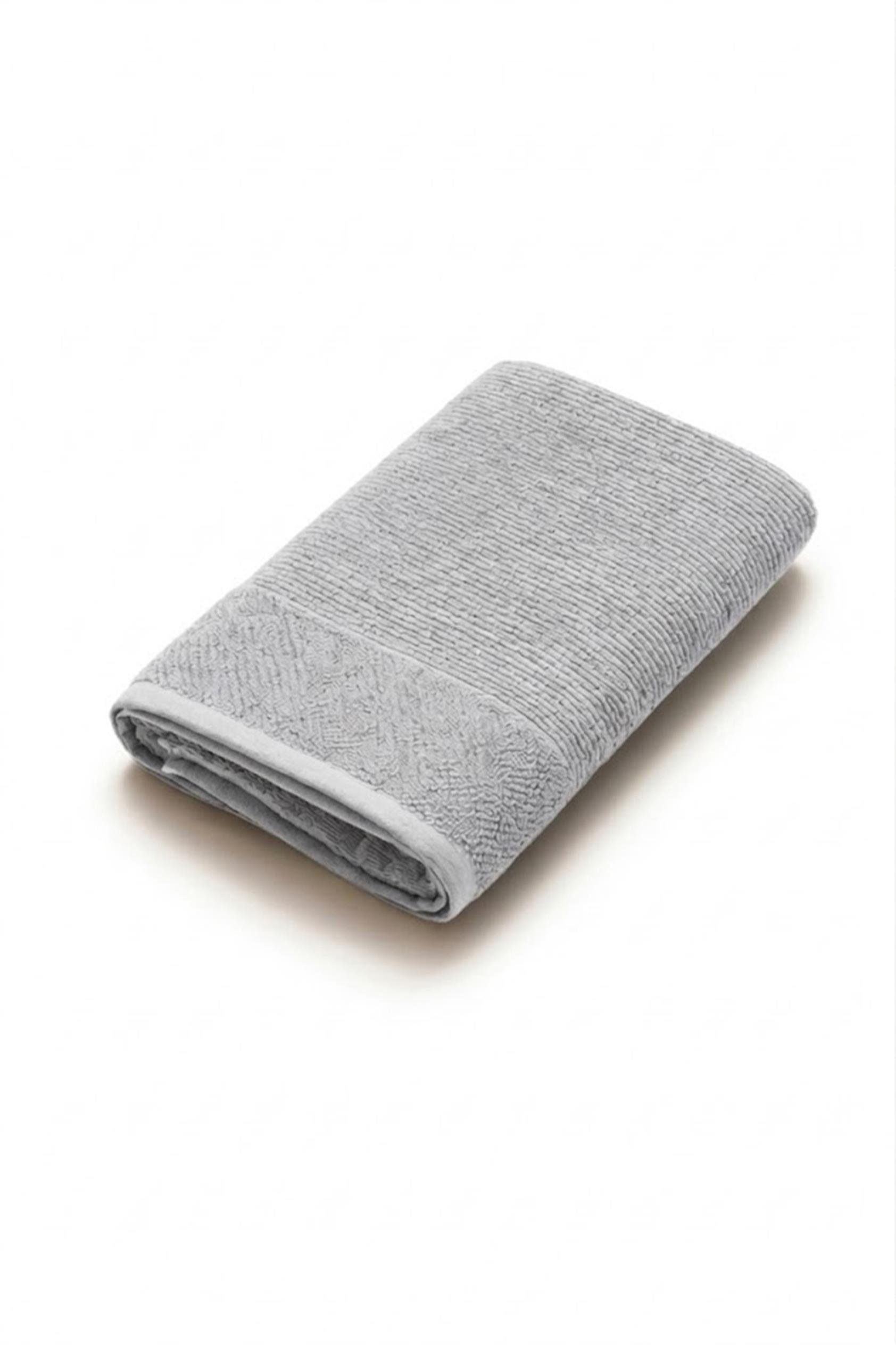 Be-0828-Gy  %100 Pamuk Gri 50X90 Cm El Havlusu