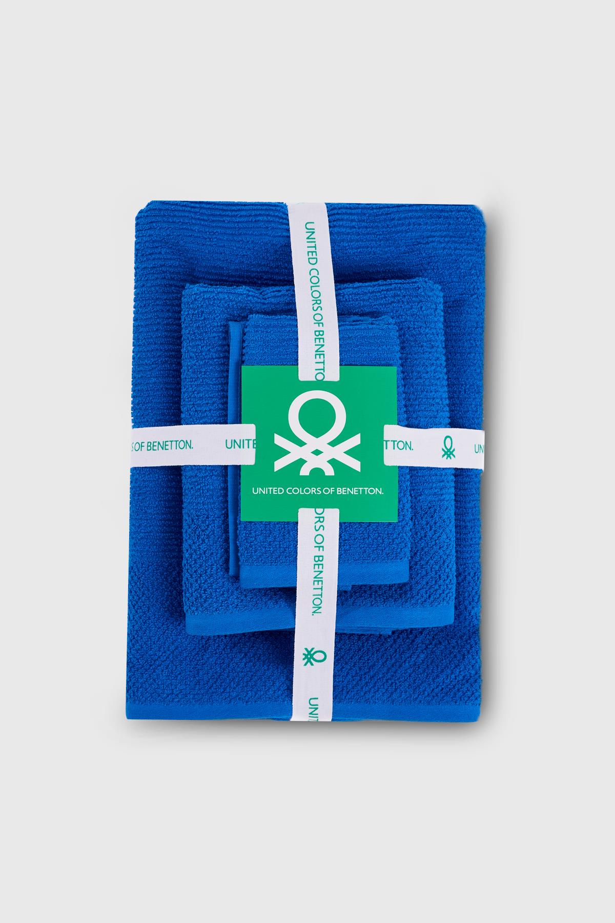 BE-0829ST- BL Benetton Havlu Set (Bath&Hand&Guest)