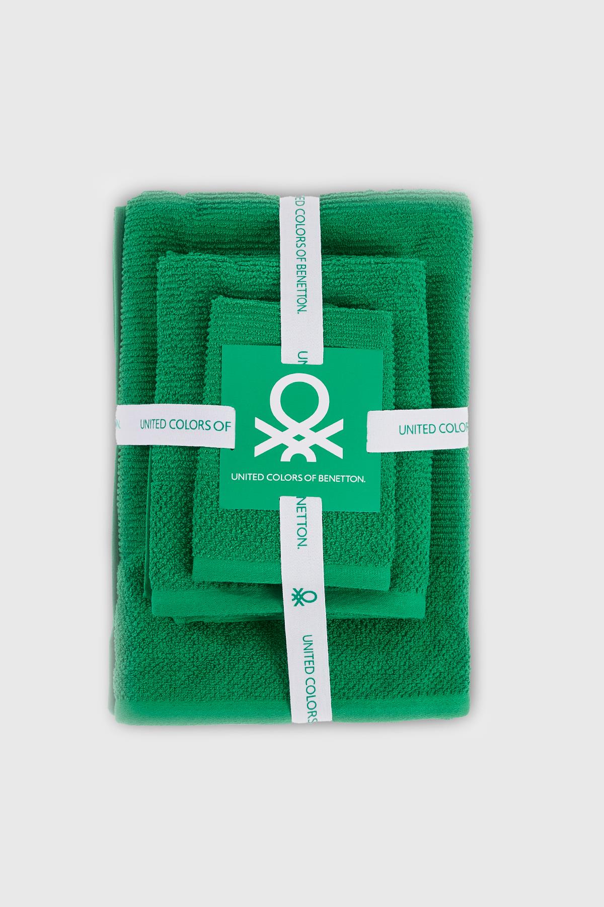 BE-0829ST-GR Benetton Havlu Set (Bath&Hand&Guest)