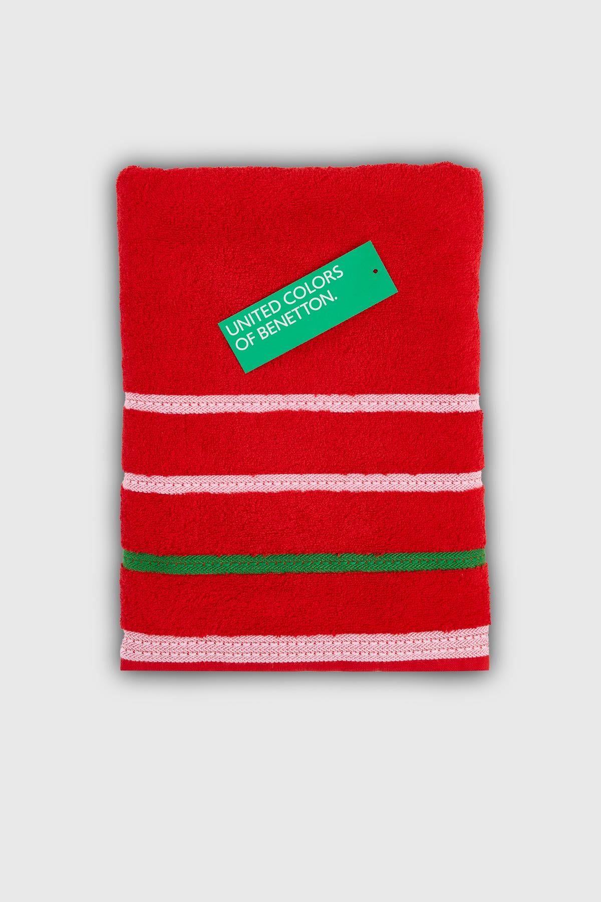 BE-0832ST-RD Benetton Havlu Set (Bath&Hand&Guest)