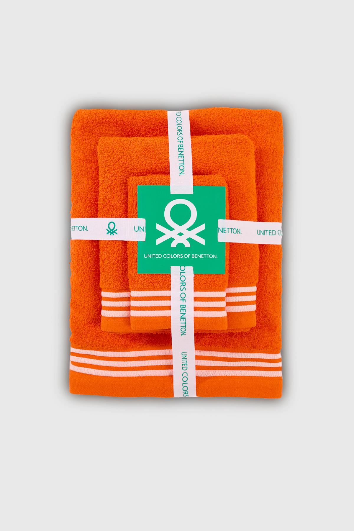 BE-0840ST-OR Benetton Havlu Set (Bath&Hand&Guest)