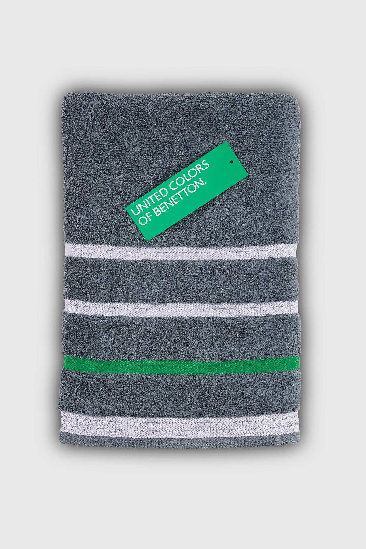 BE-0925-DGY Benetton Misafir Havlu