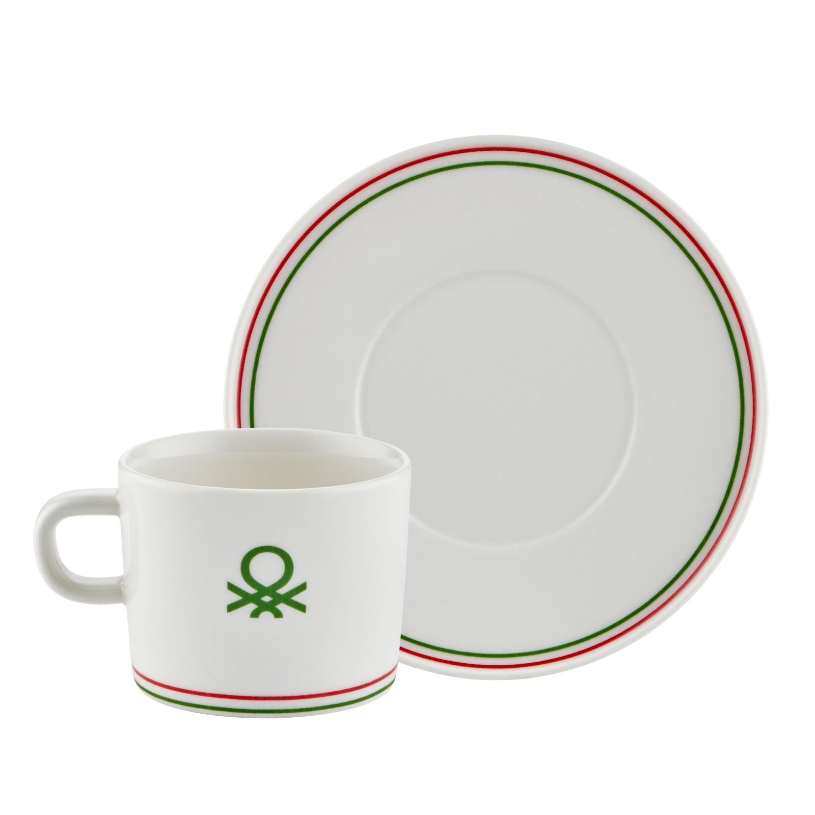 BE-KCT0024 United Colors Of Benetton 2Lİ NESCAFE FİNCANI SETİ-4 PRÇ