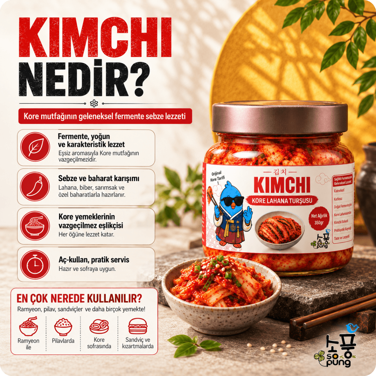 Kimchi - Kore Lahana Turşusu