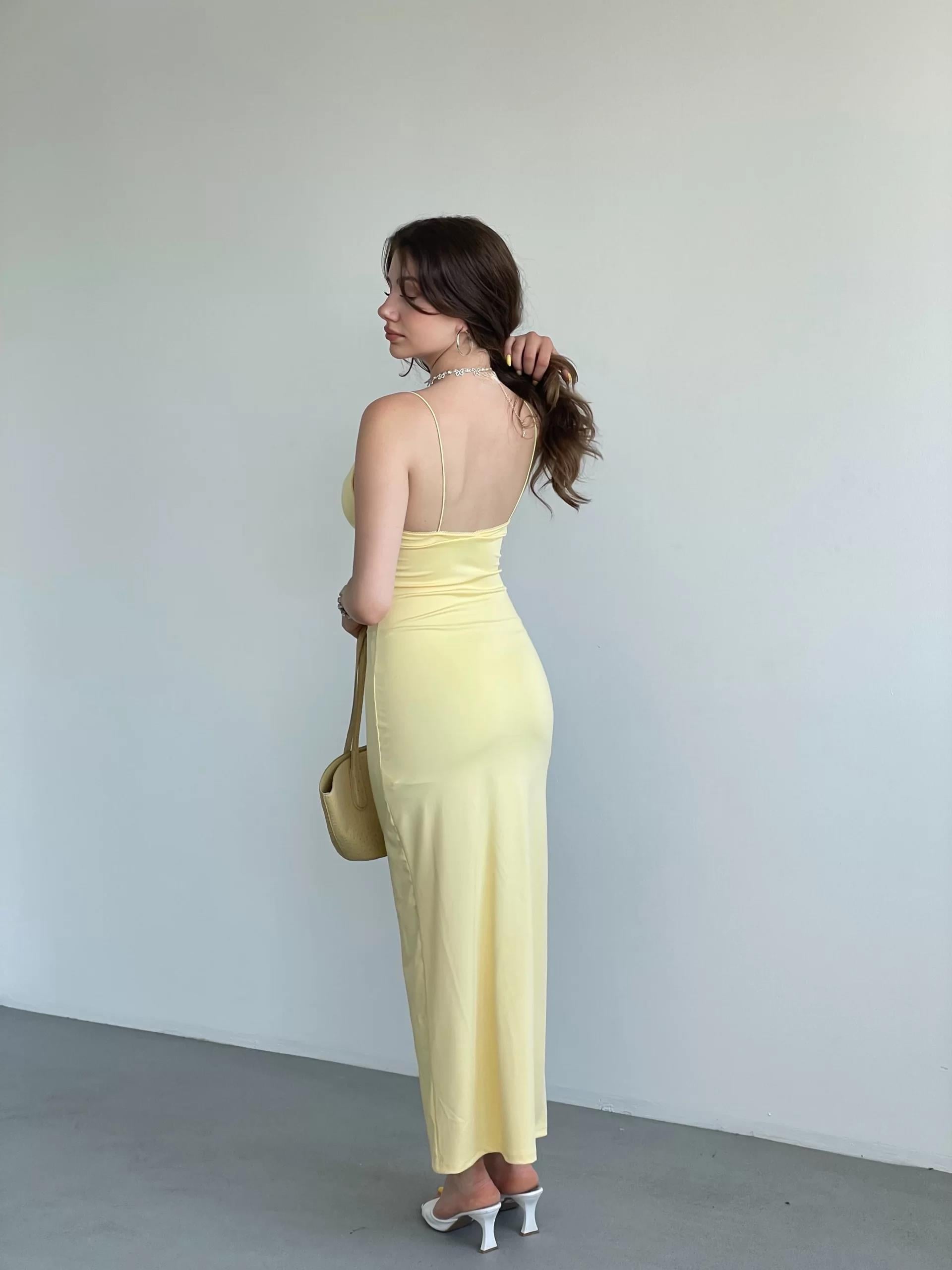 Askılı Pole Premium Elbise