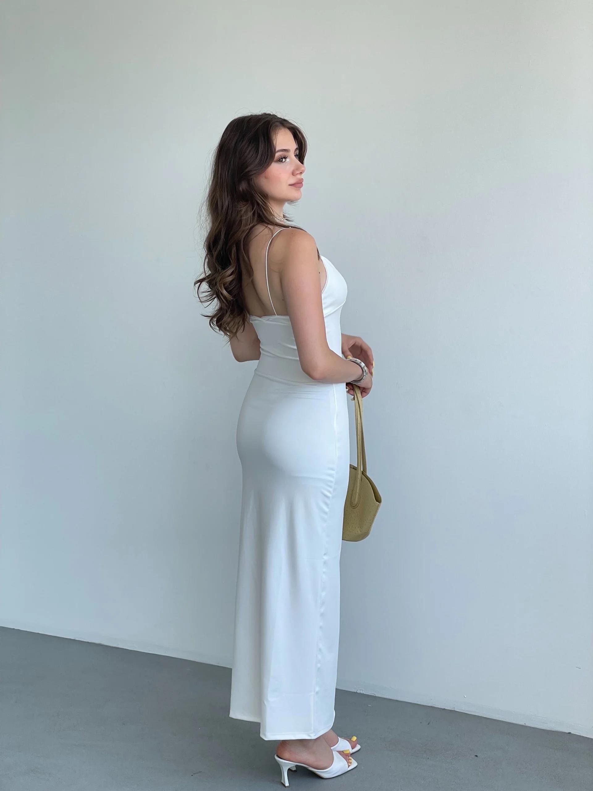 Askılı Pole Premium Elbise