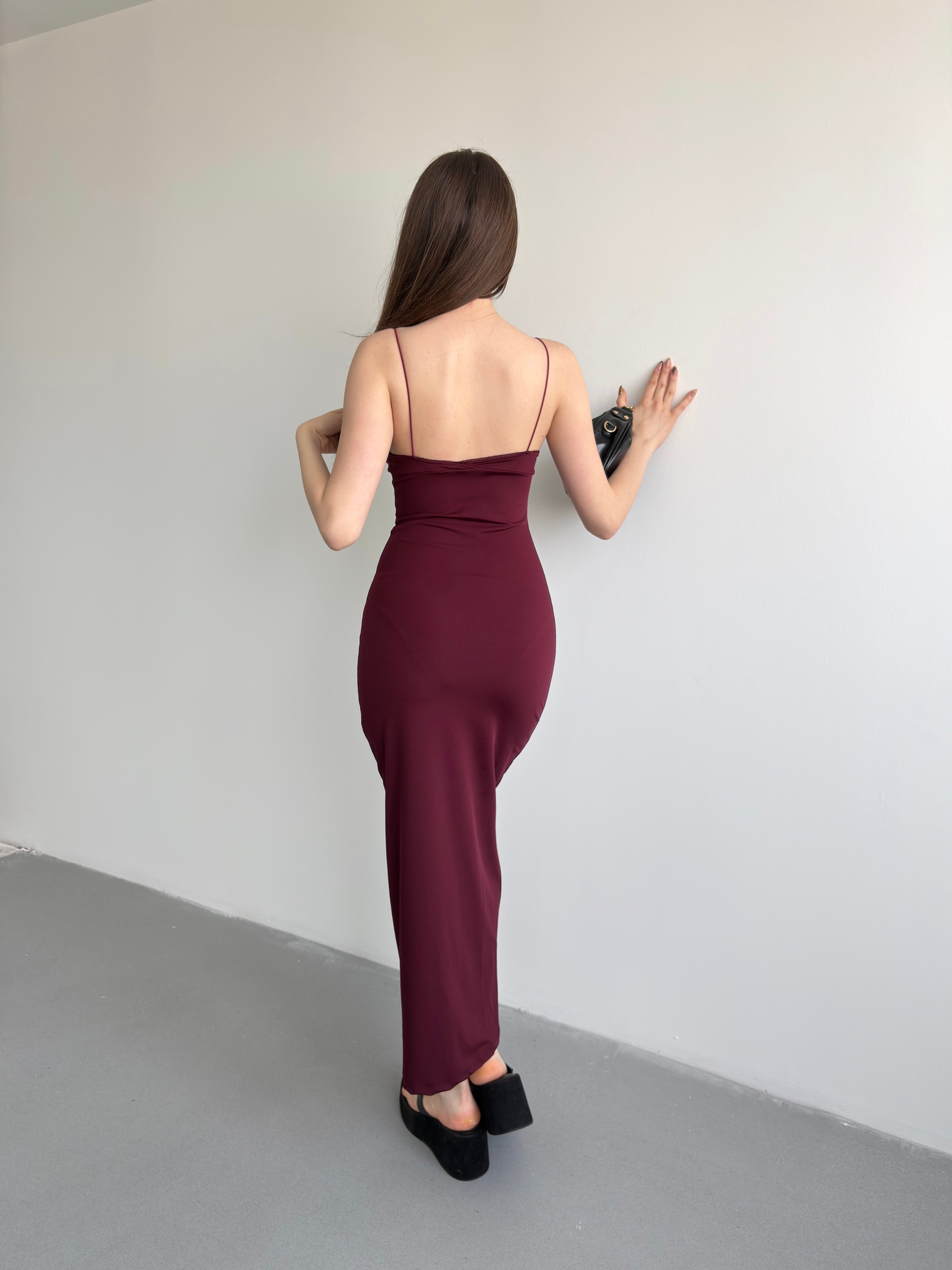Askılı Pole Premium Elbise