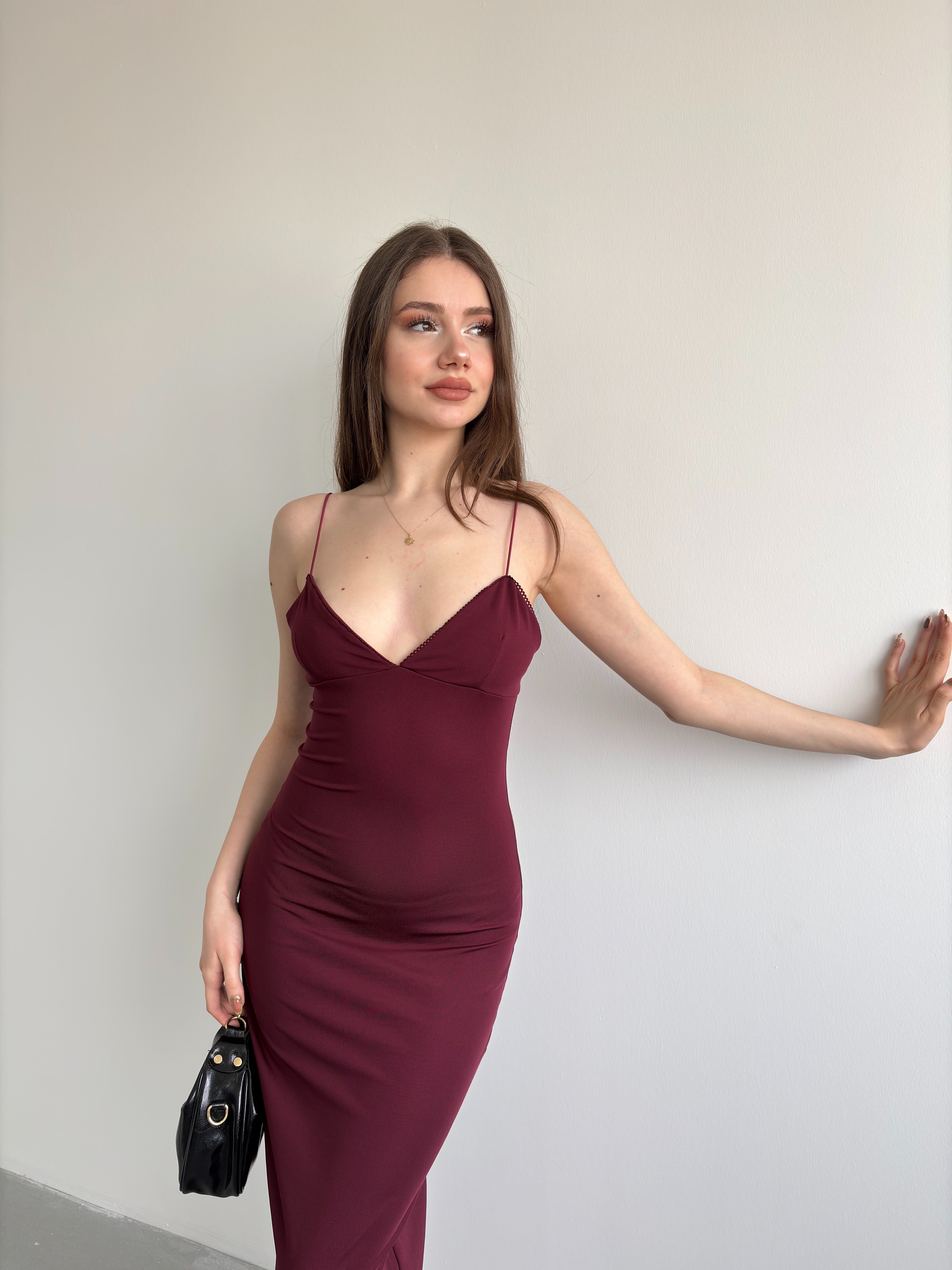 Askılı Pole Premium Elbise