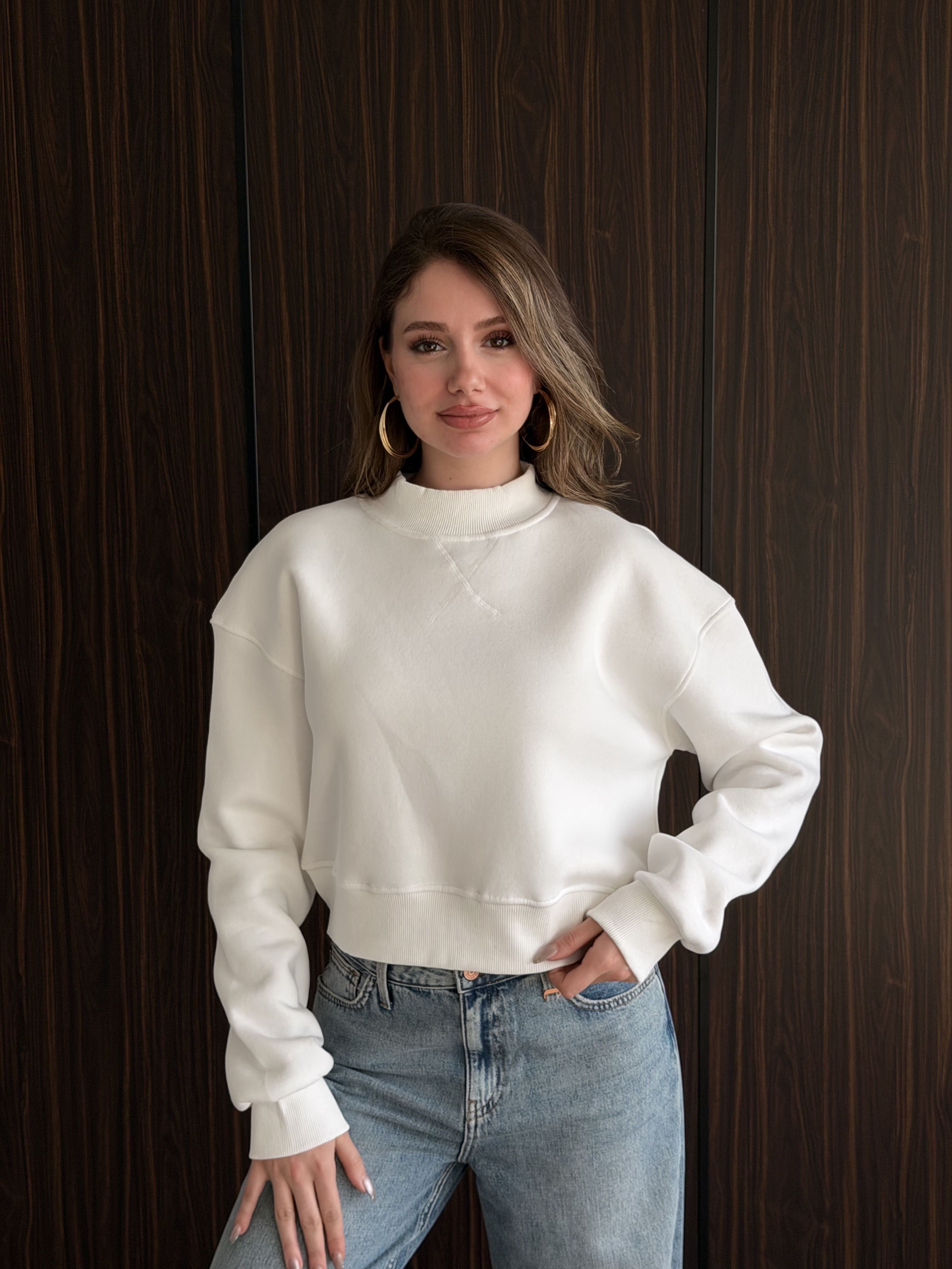 Balıkçı Cropped Sweat