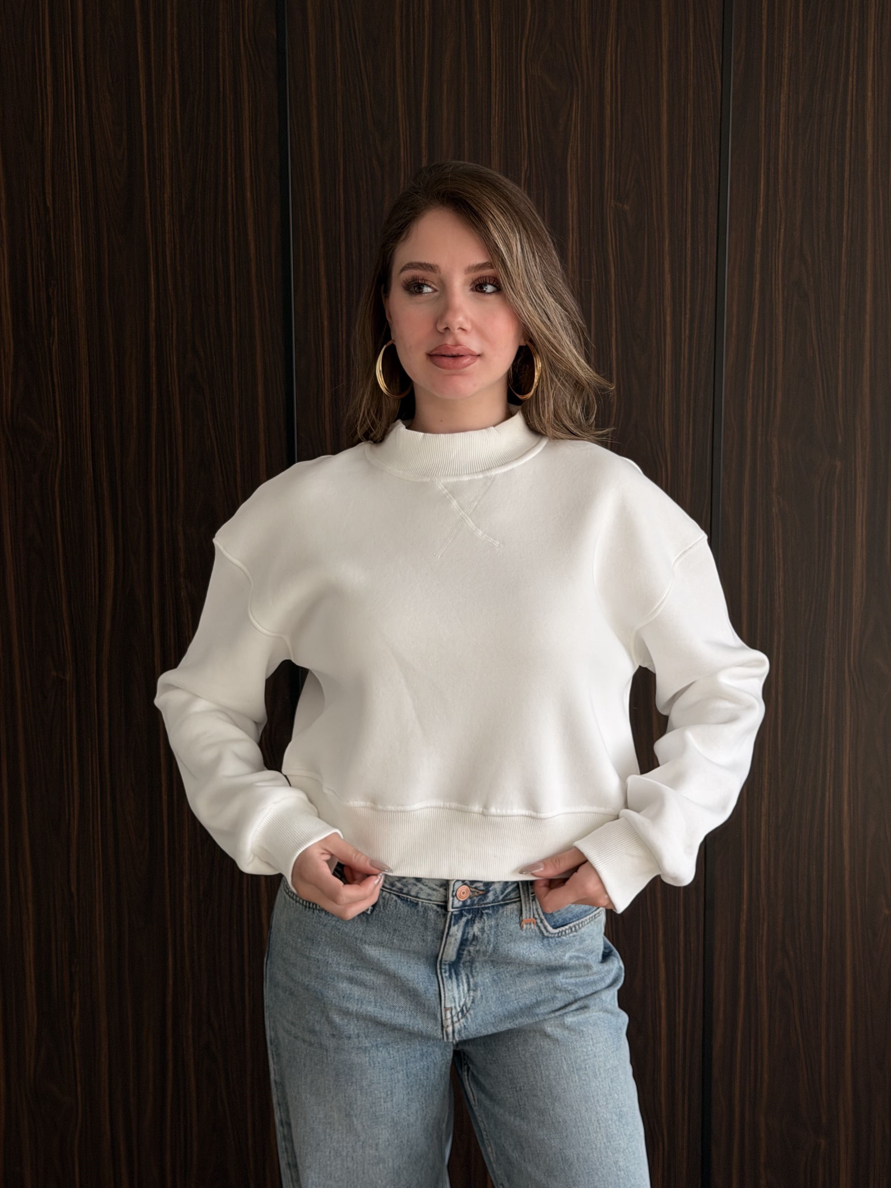 Balıkçı Cropped Sweat