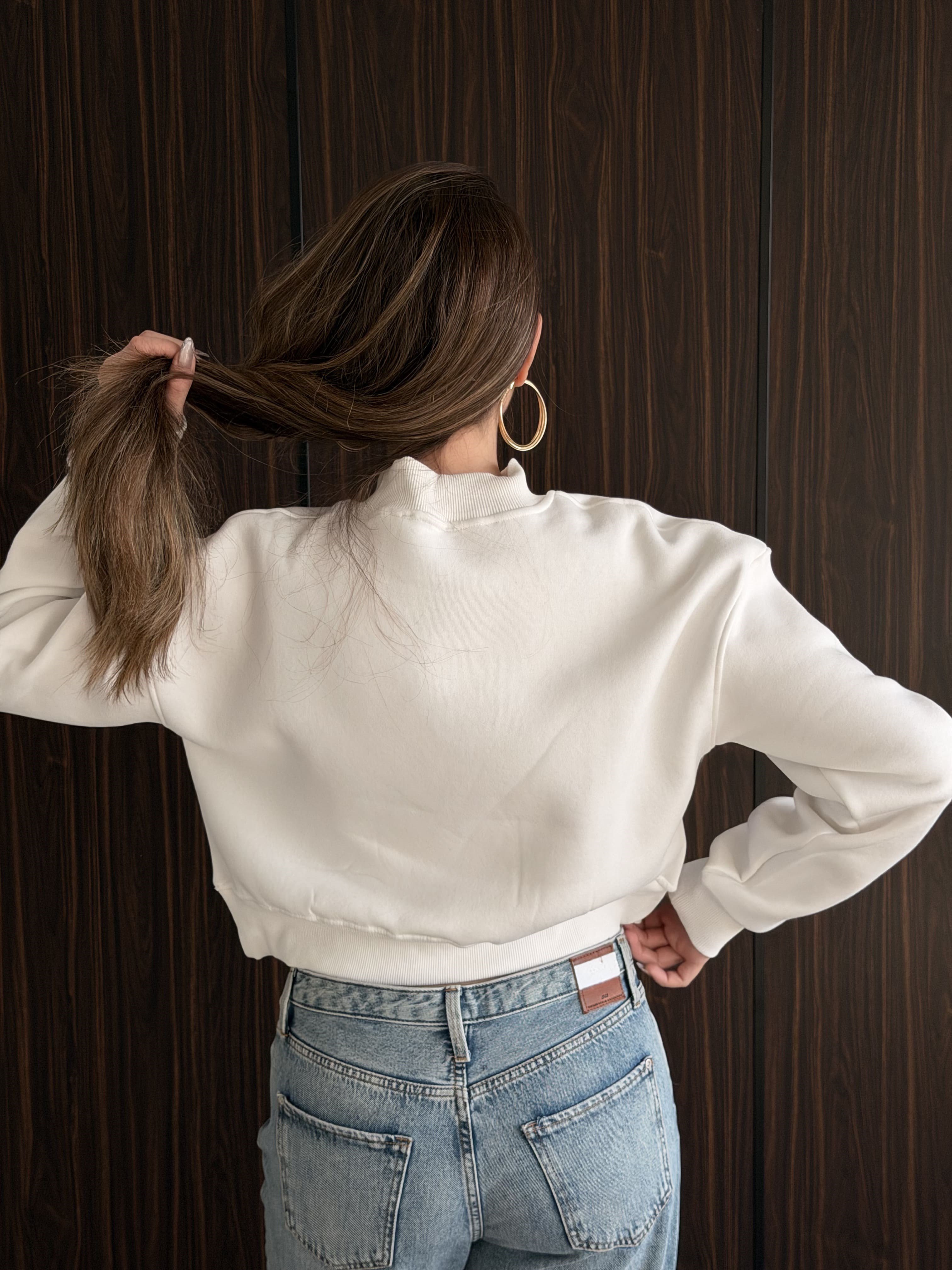 Balıkçı Cropped Sweat