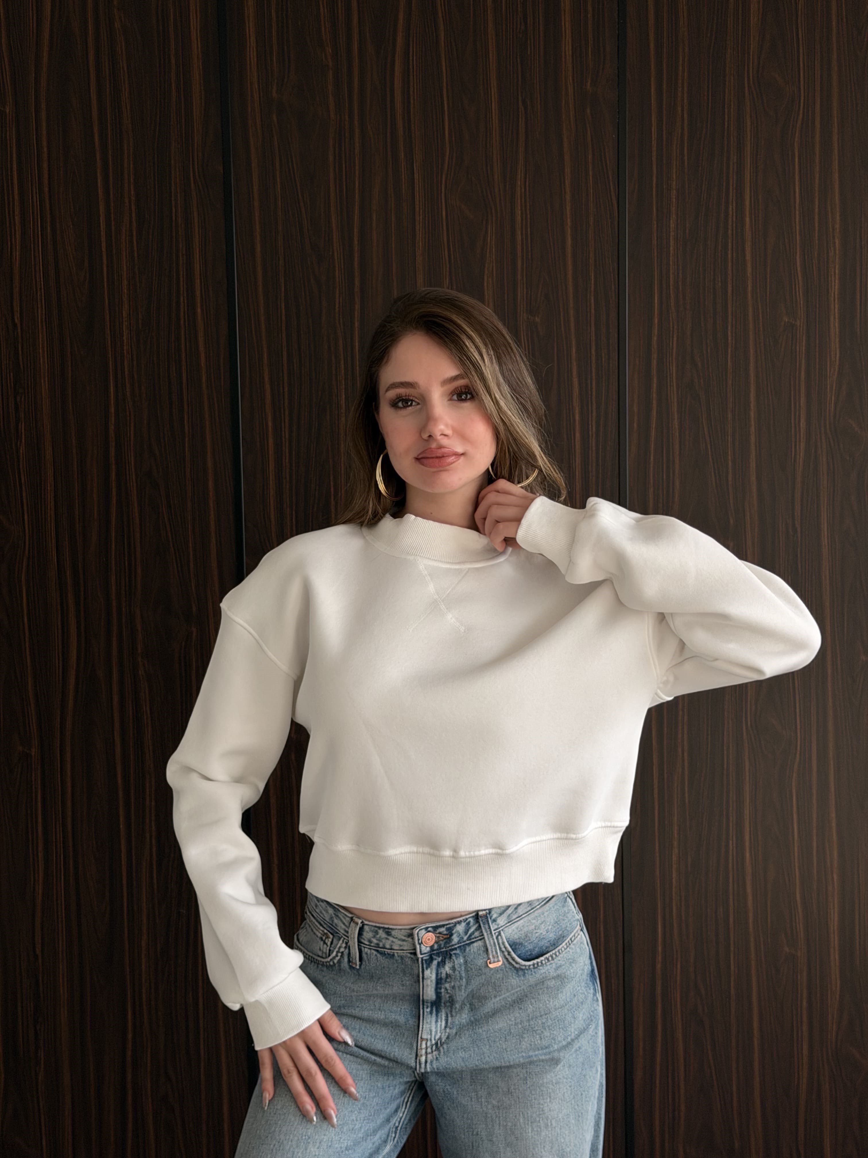 Balıkçı Cropped Sweat