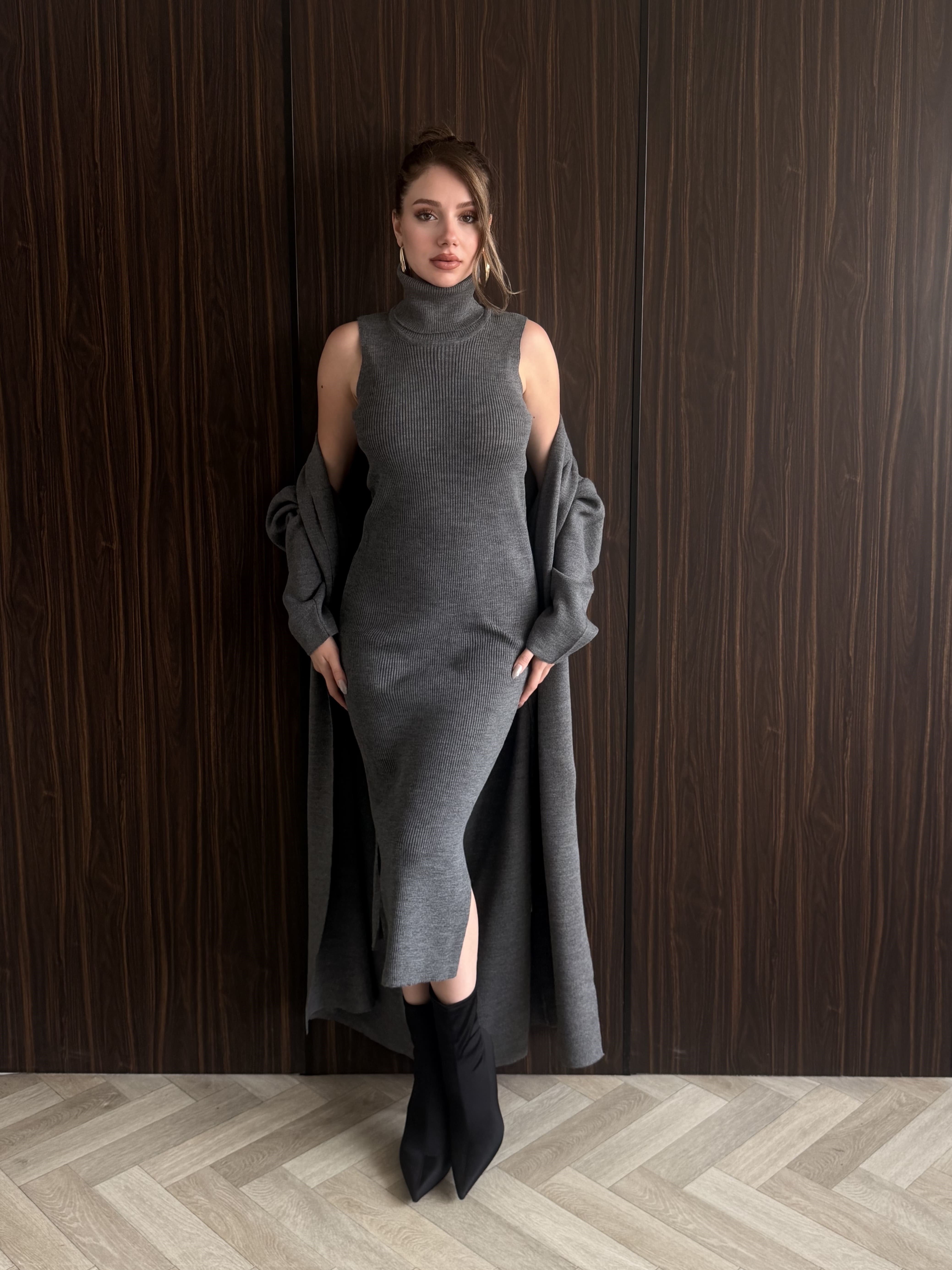 Balıkçı Hırka Elbise