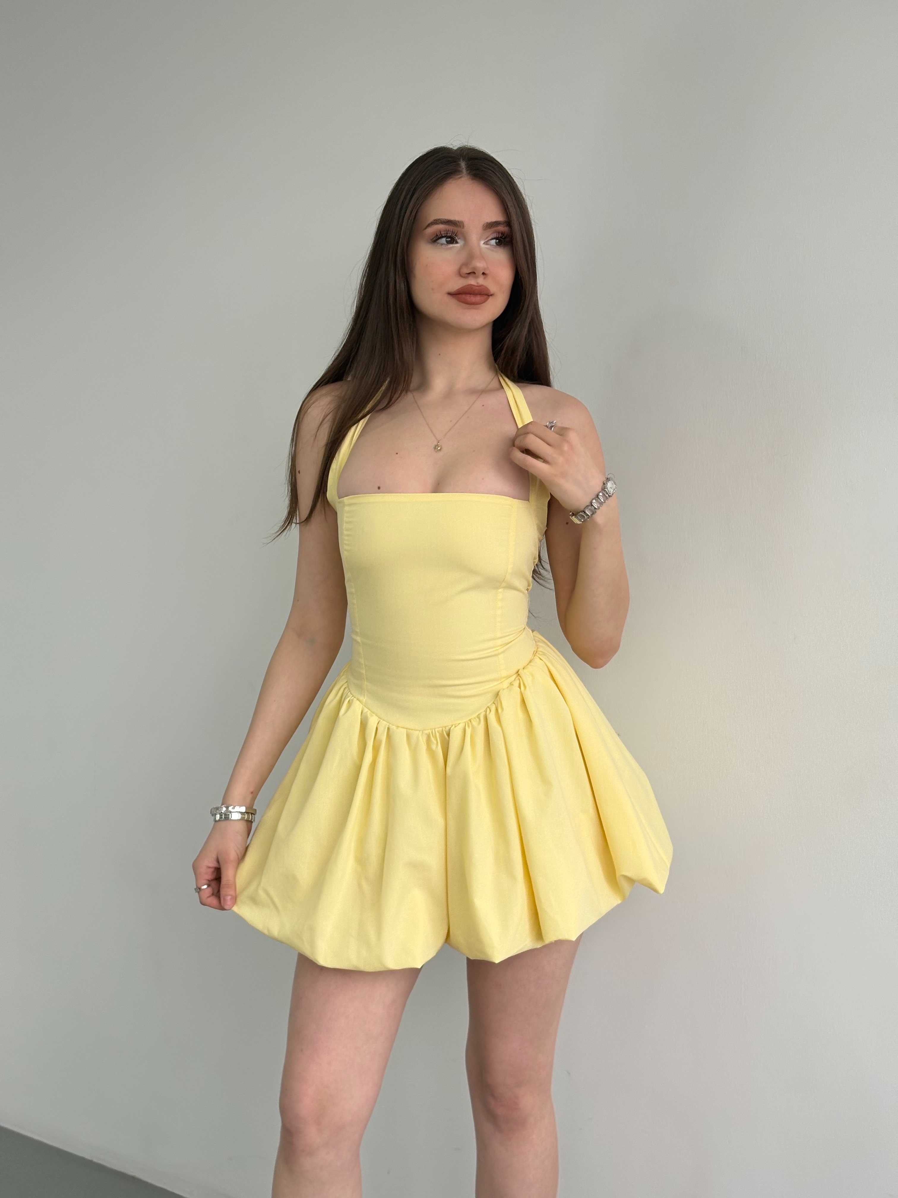 Balon Şort etek Premium elbise