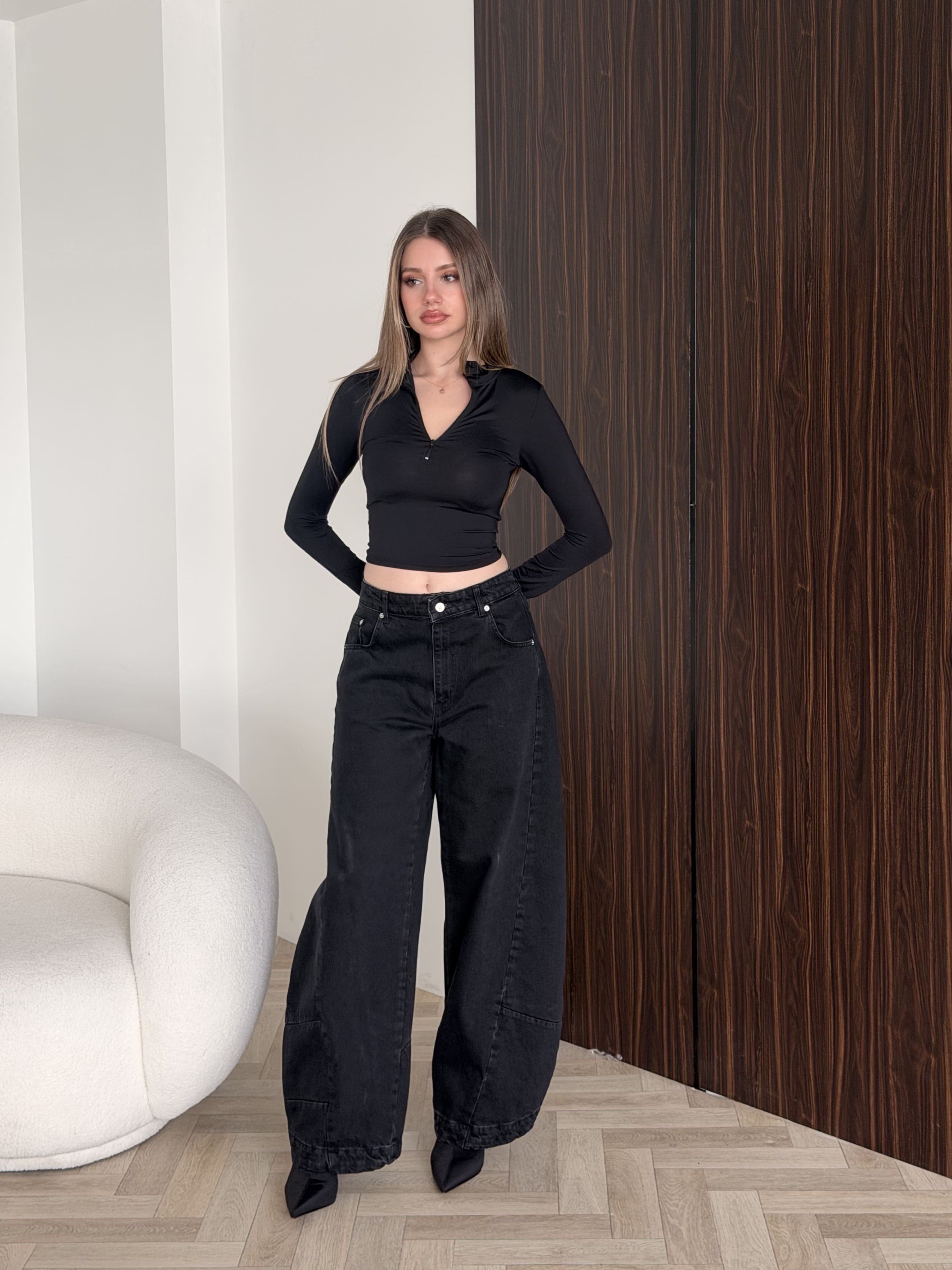 Barrel Fit Jean