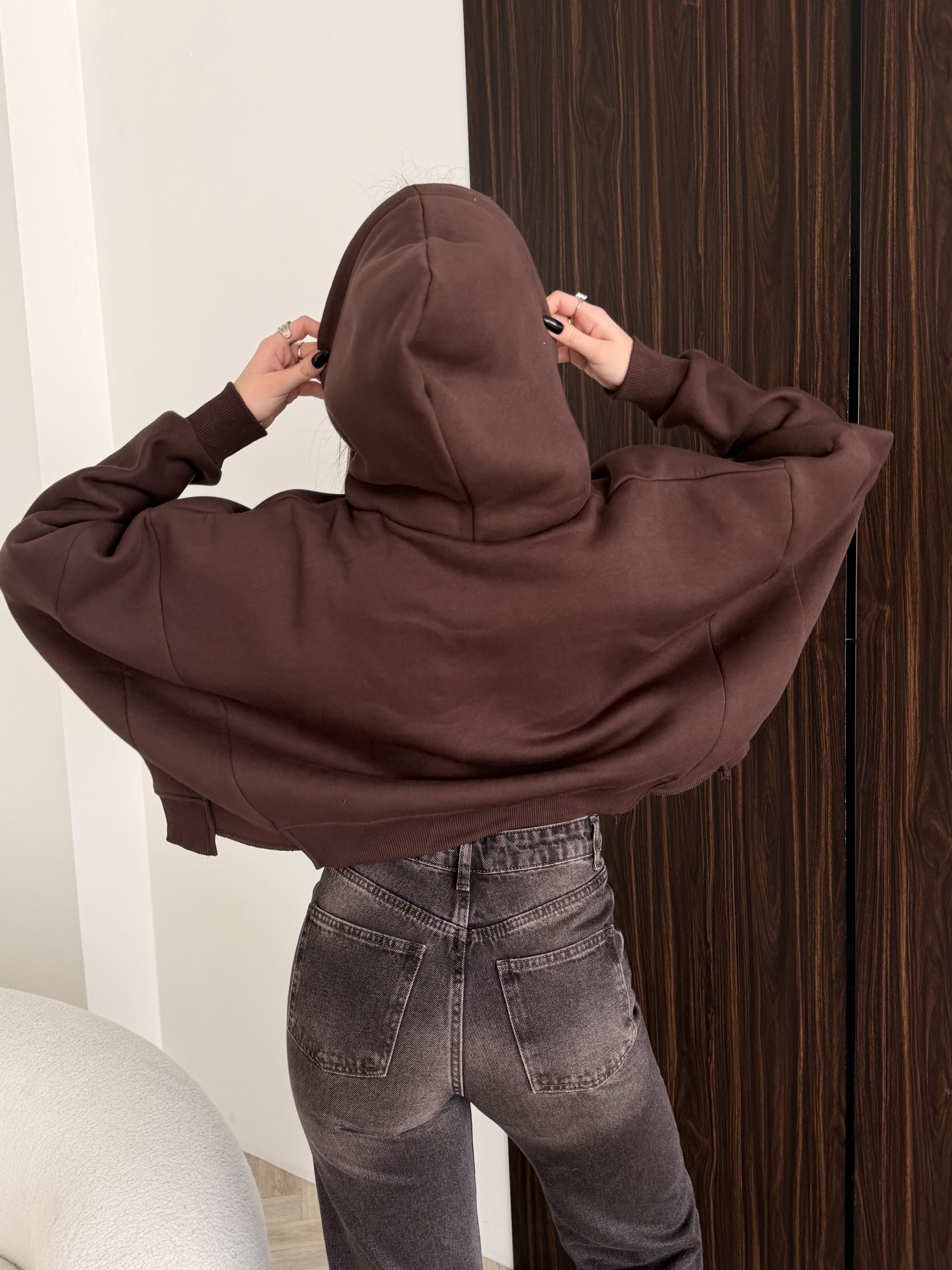 Baskılı Oversize Sweat