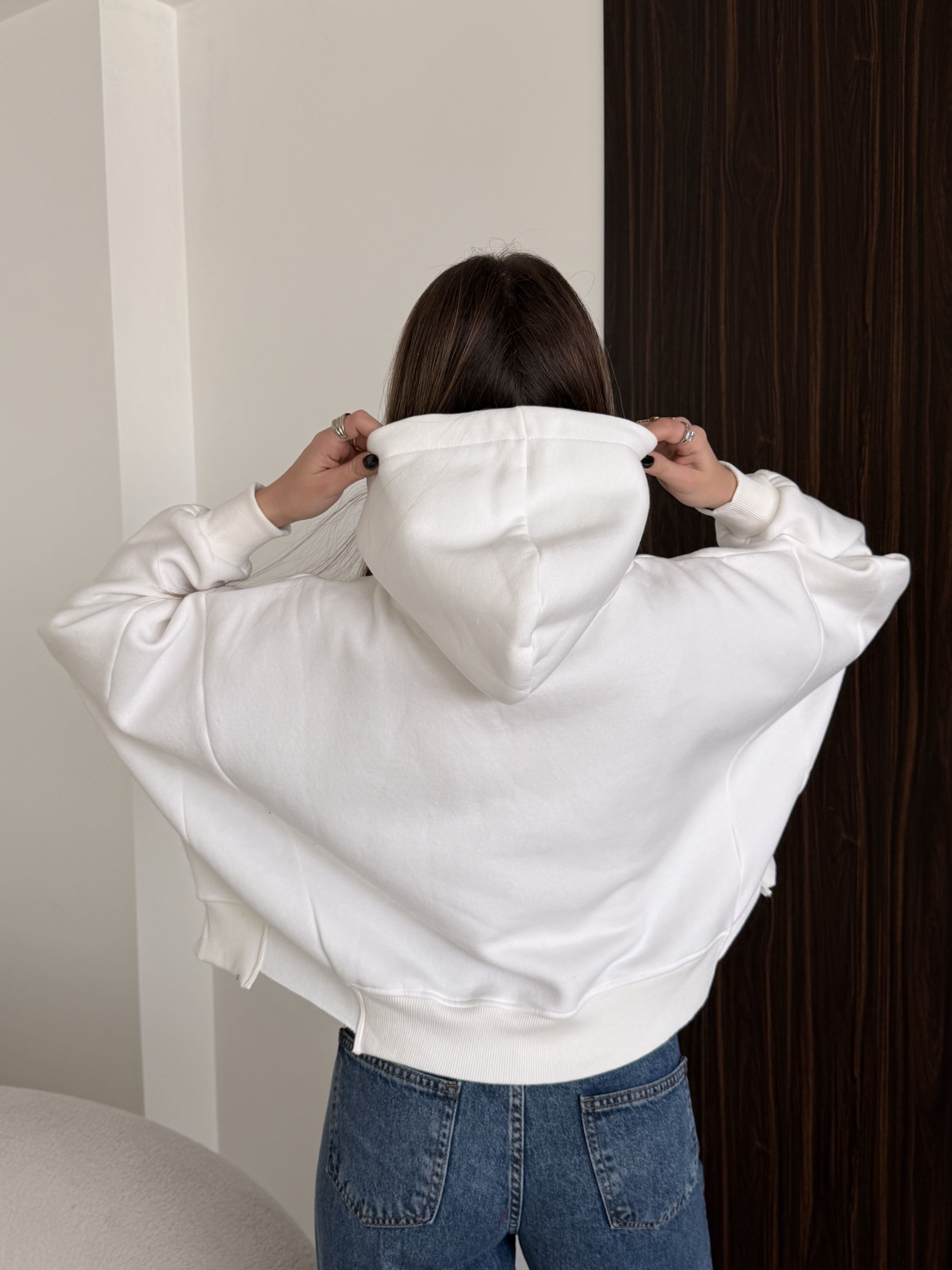 Baskılı Oversize Sweat