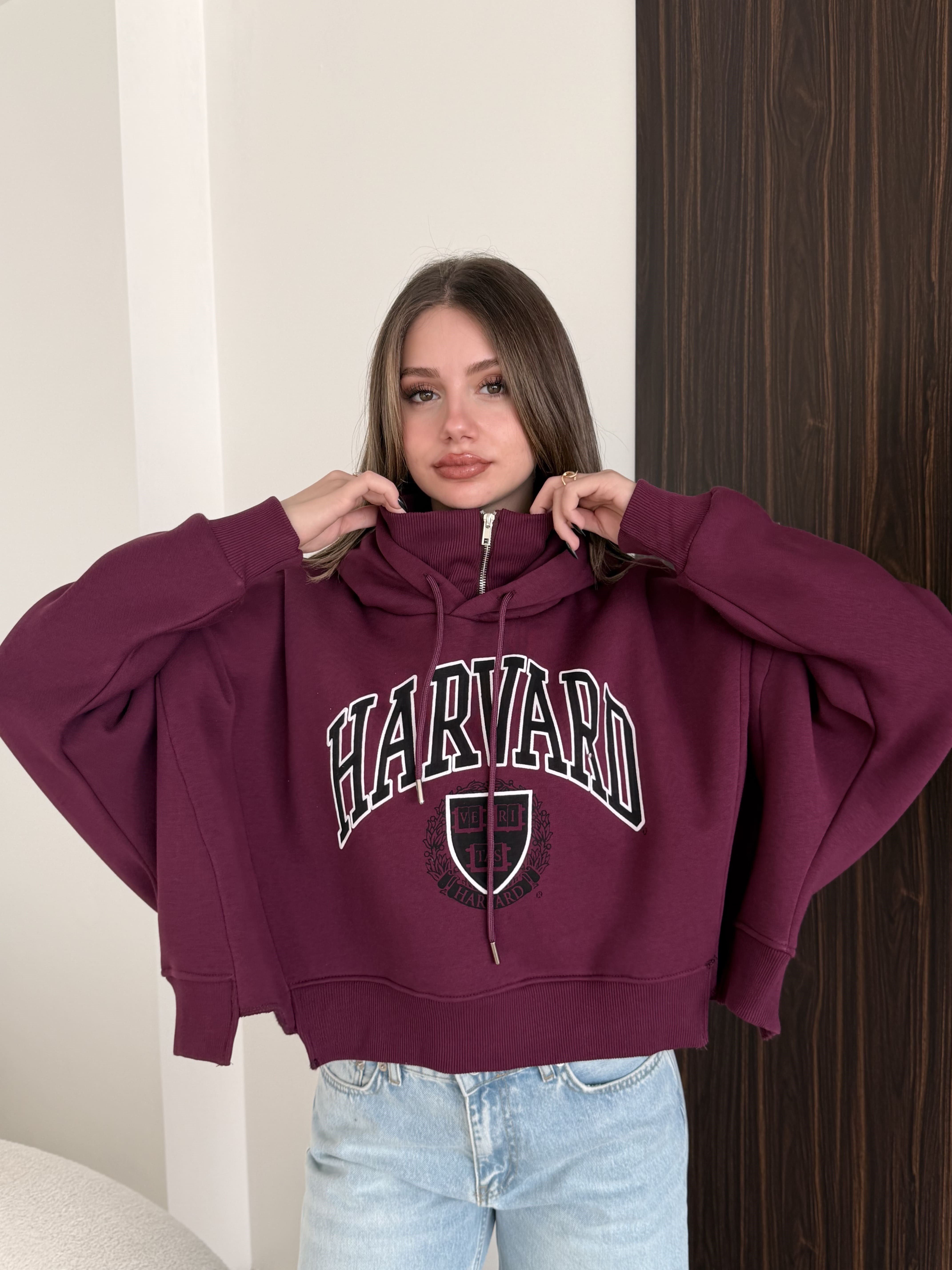 Baskılı Oversize Sweat