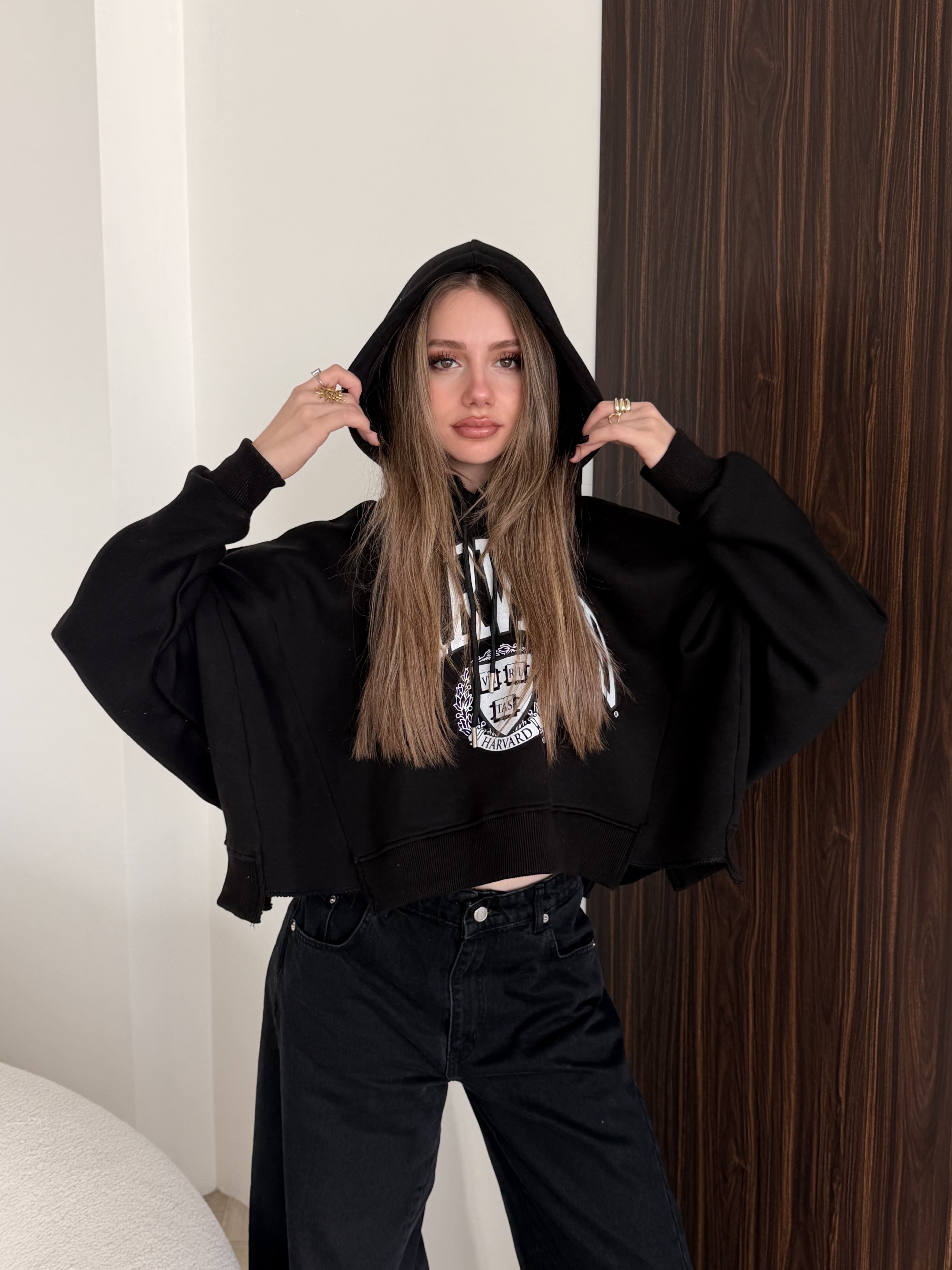 Baskılı Oversize Sweat