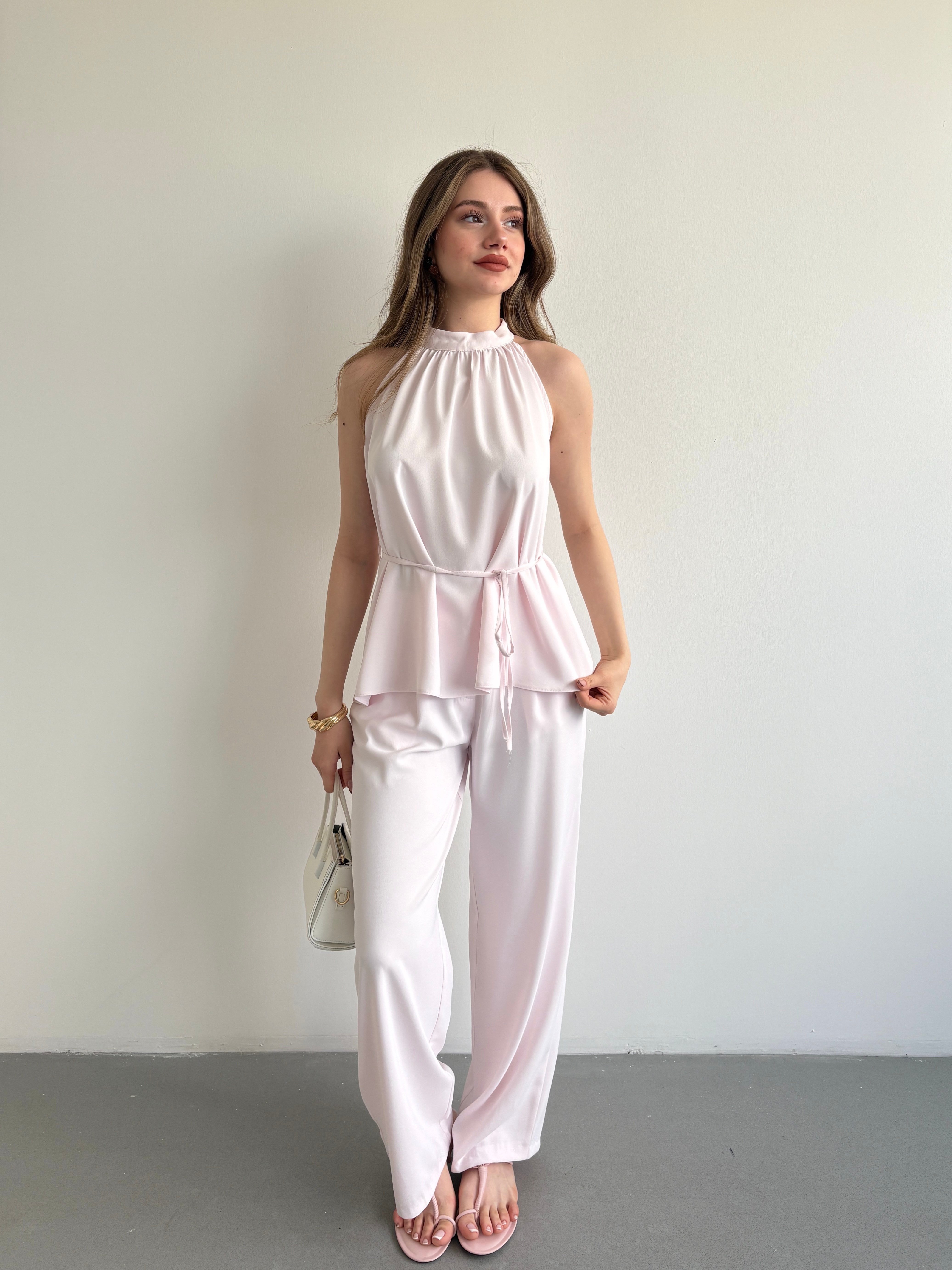 Bel Bağlamalı Halter Takım 