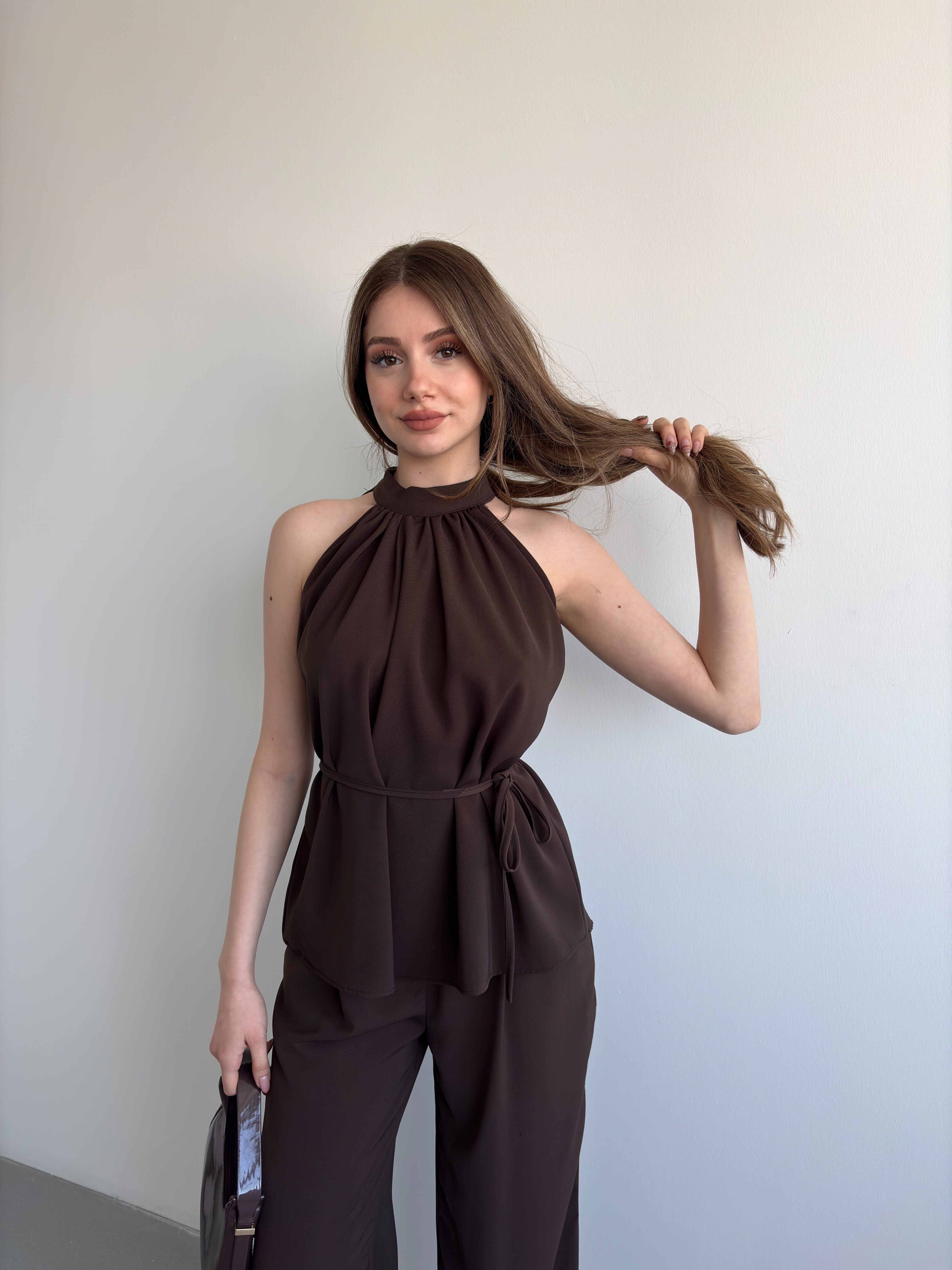 Bel Bağlamalı Halter Takım 