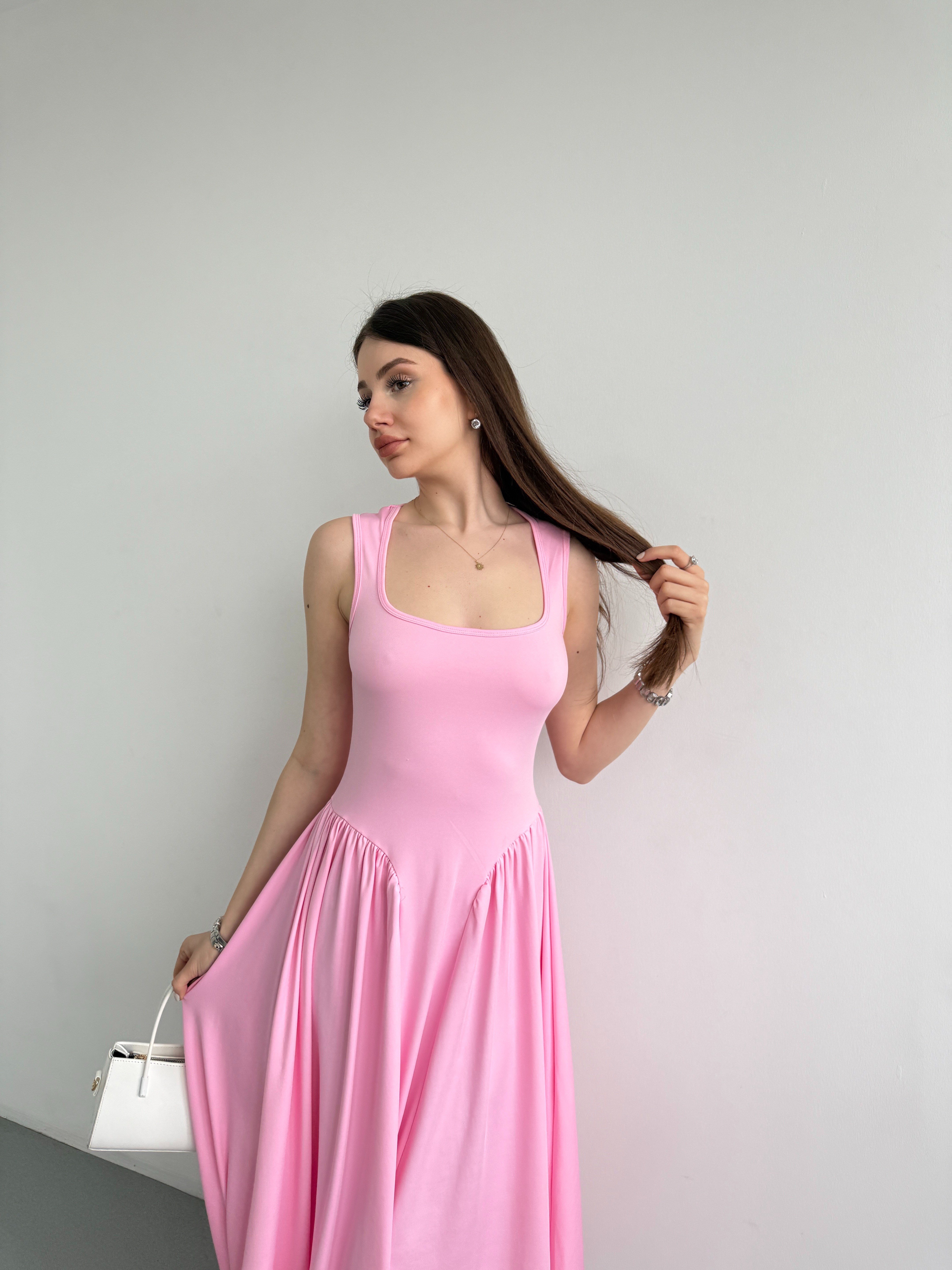 Belden Oturtmalı Likralı Elbise
