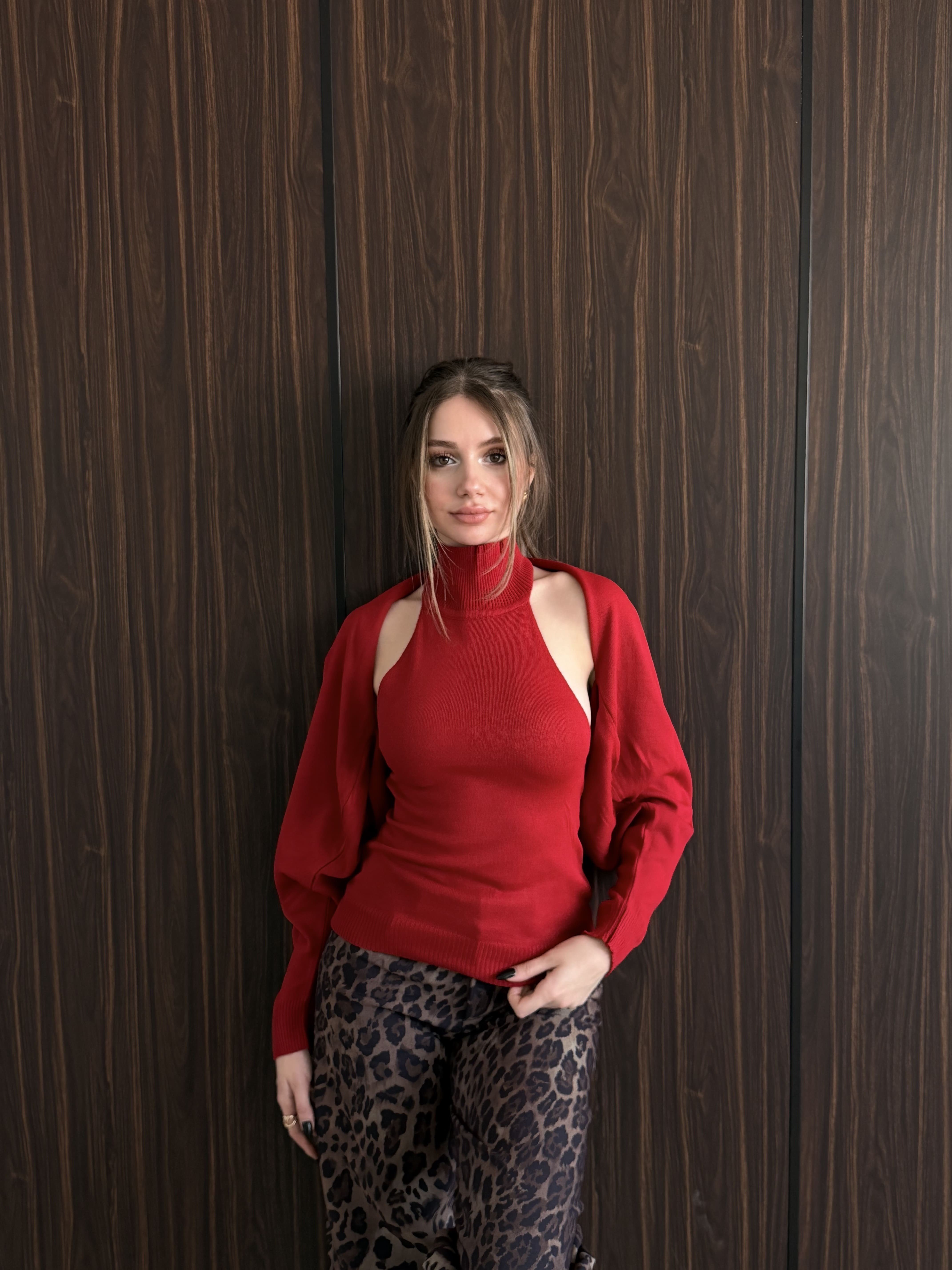 Bolerolu Balıkçı Triko