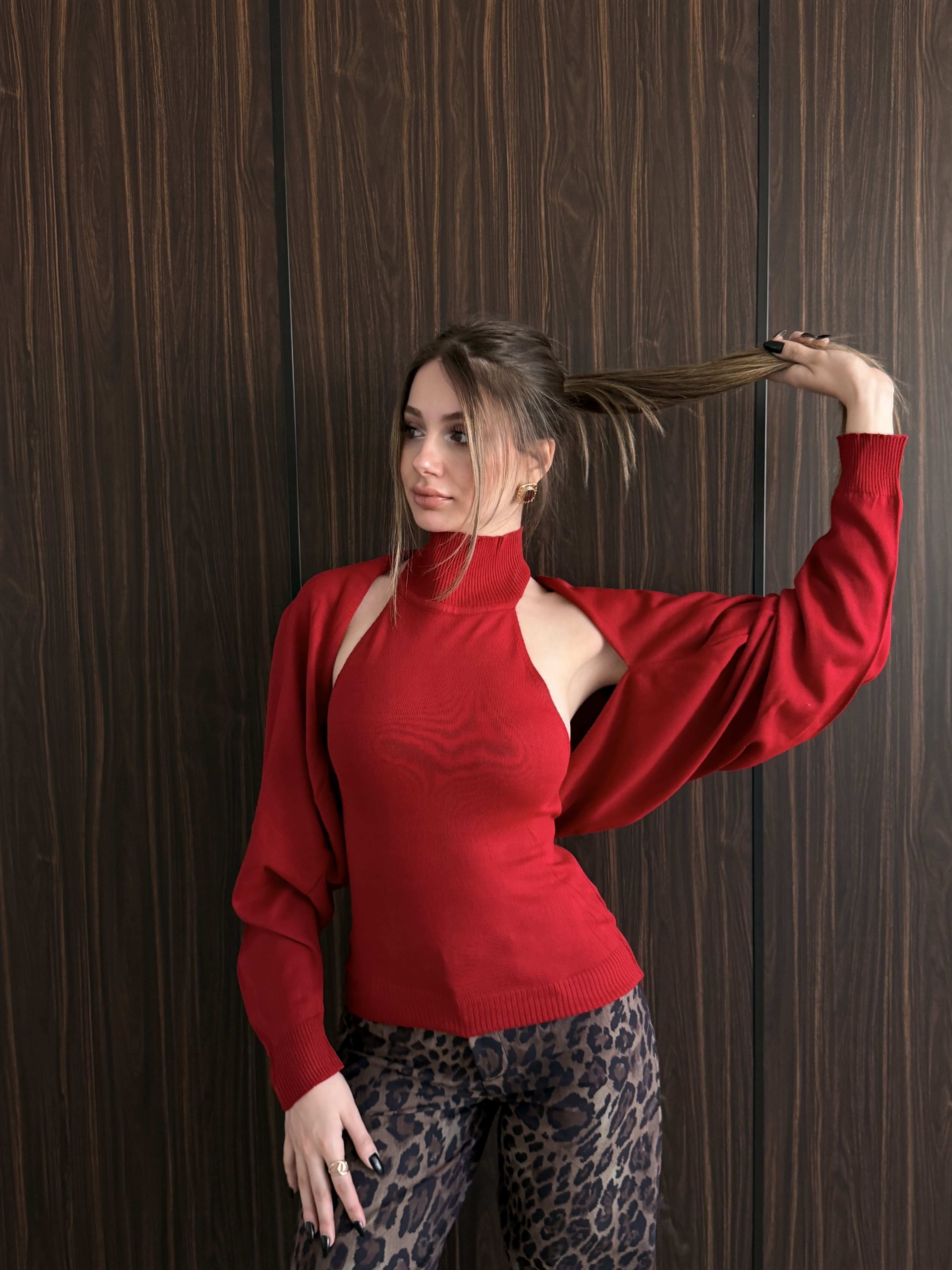 Bolerolu Balıkçı Triko
